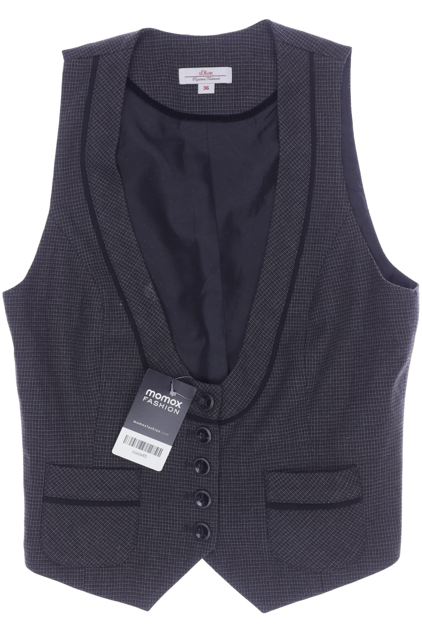 

s.Oliver Damen Weste, grau, Gr. 36