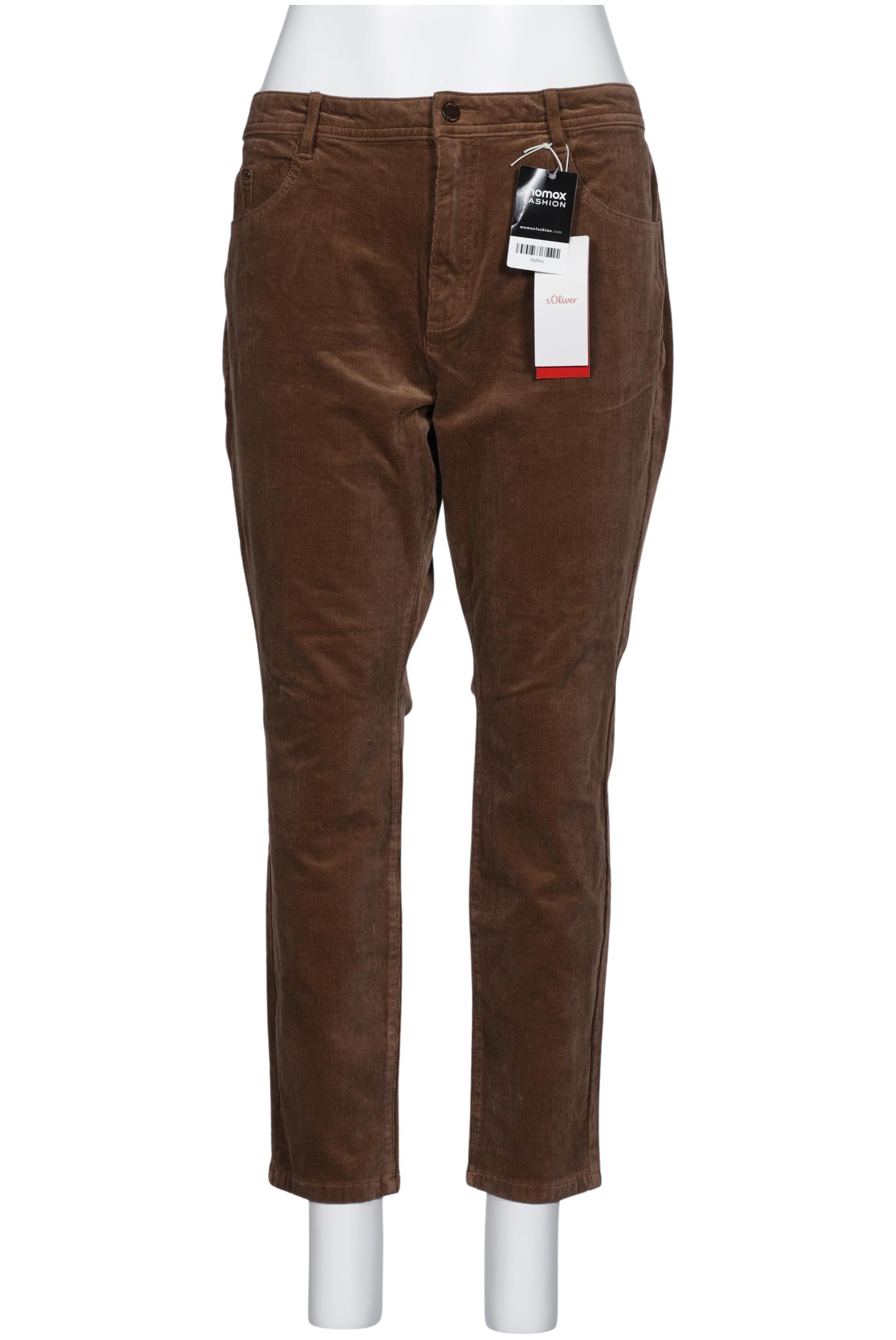 

s.Oliver Damen Stoffhose, braun, Gr. 48