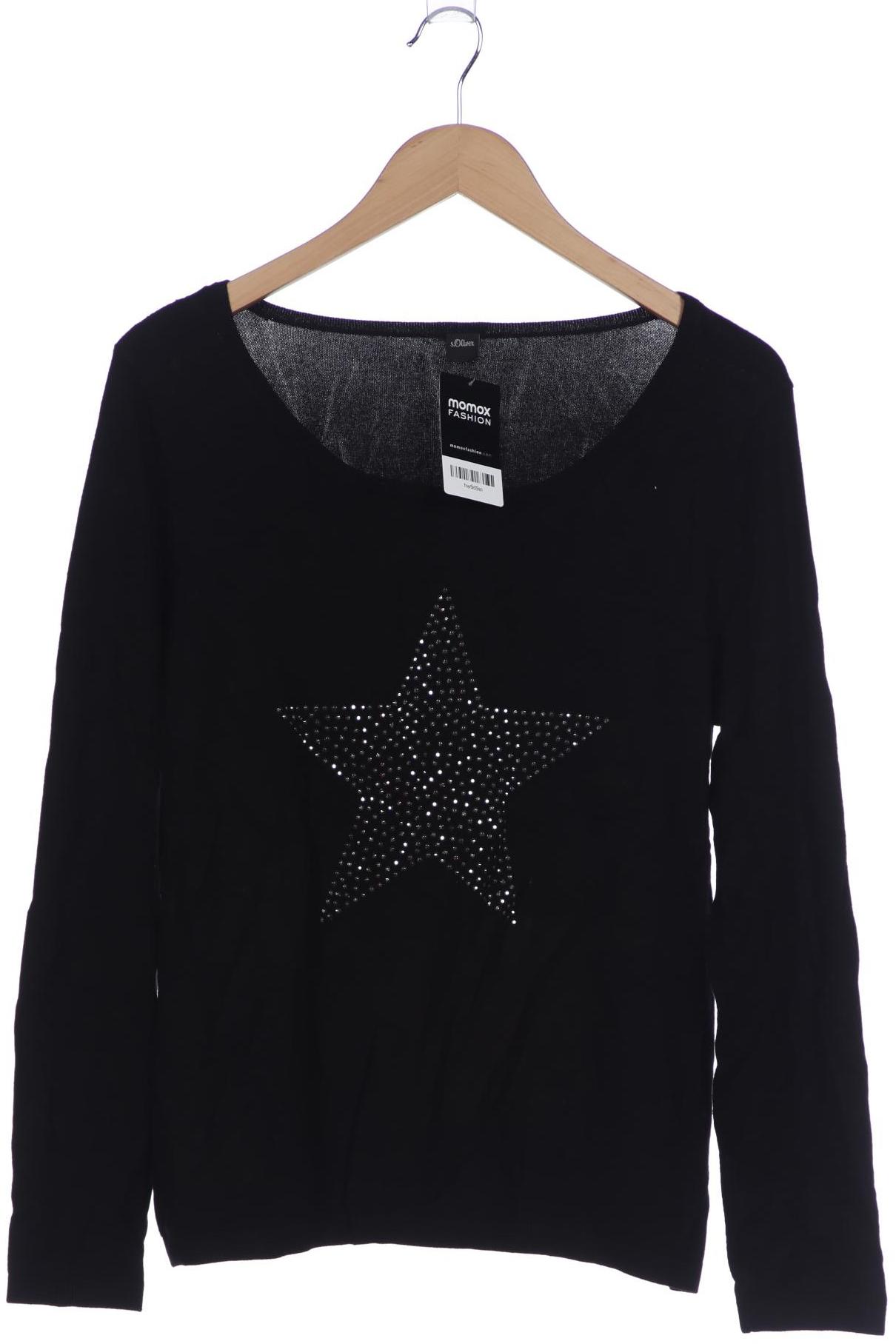 

s.Oliver Damen Pullover, schwarz, Gr. 42