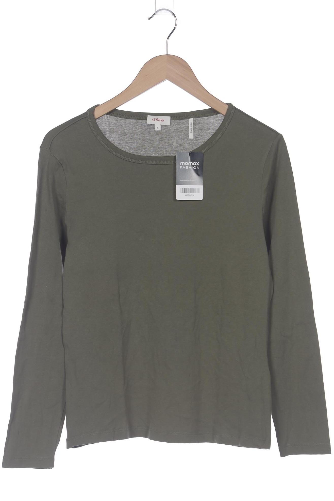 

s.Oliver Damen Langarmshirt, grün, Gr. 42