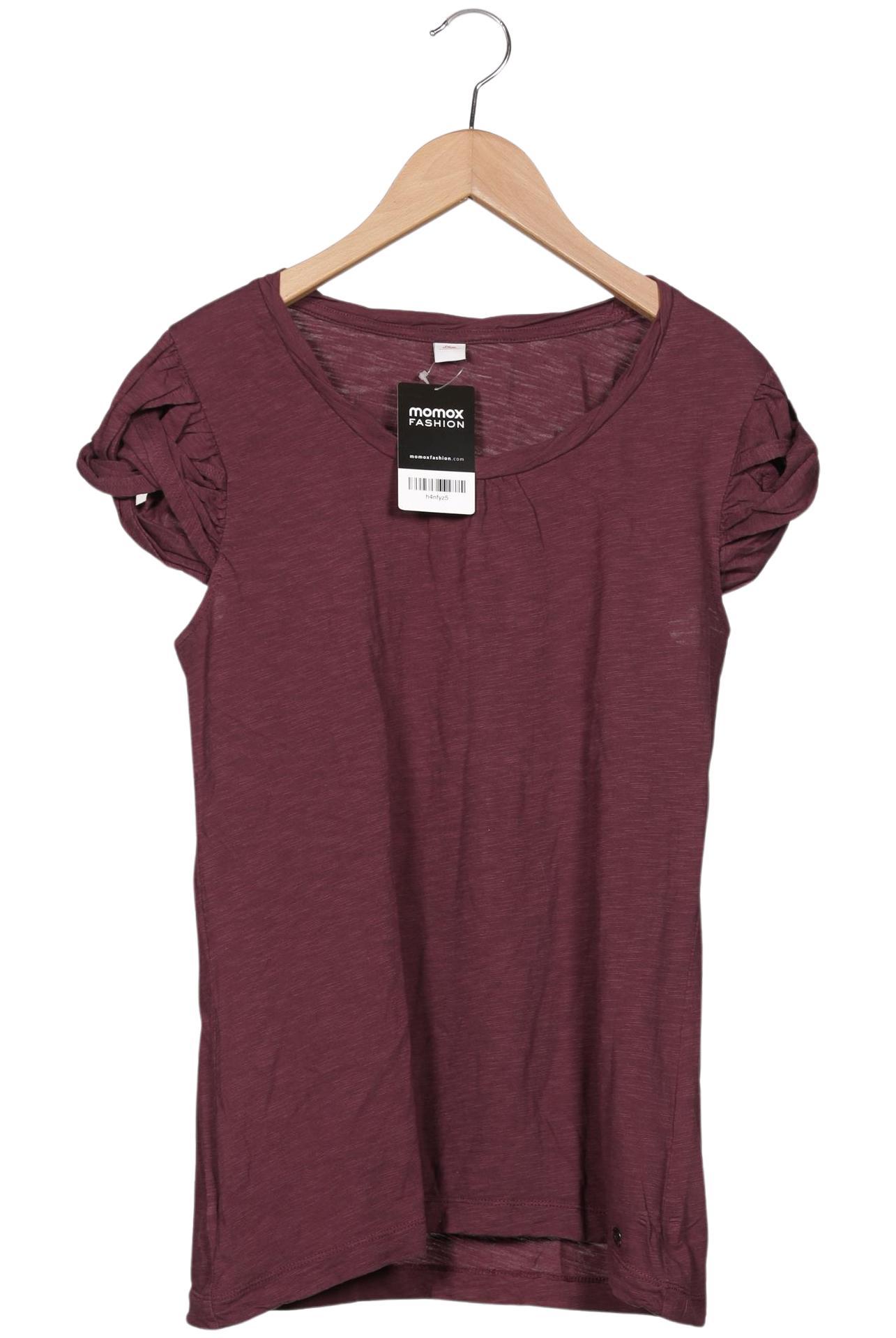 

s.Oliver Damen T-Shirt, bordeaux, Gr. 36