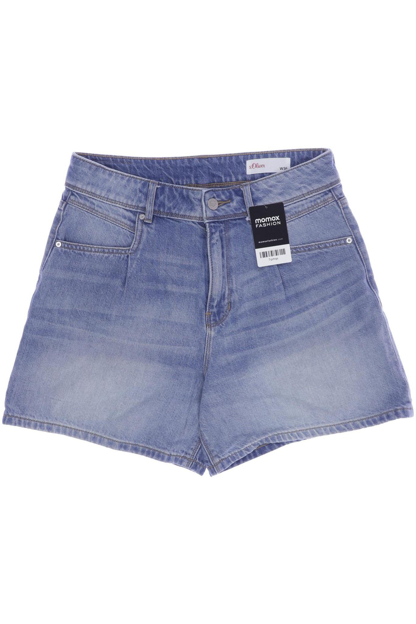 

s.Oliver Damen Shorts, blau, Gr. 36