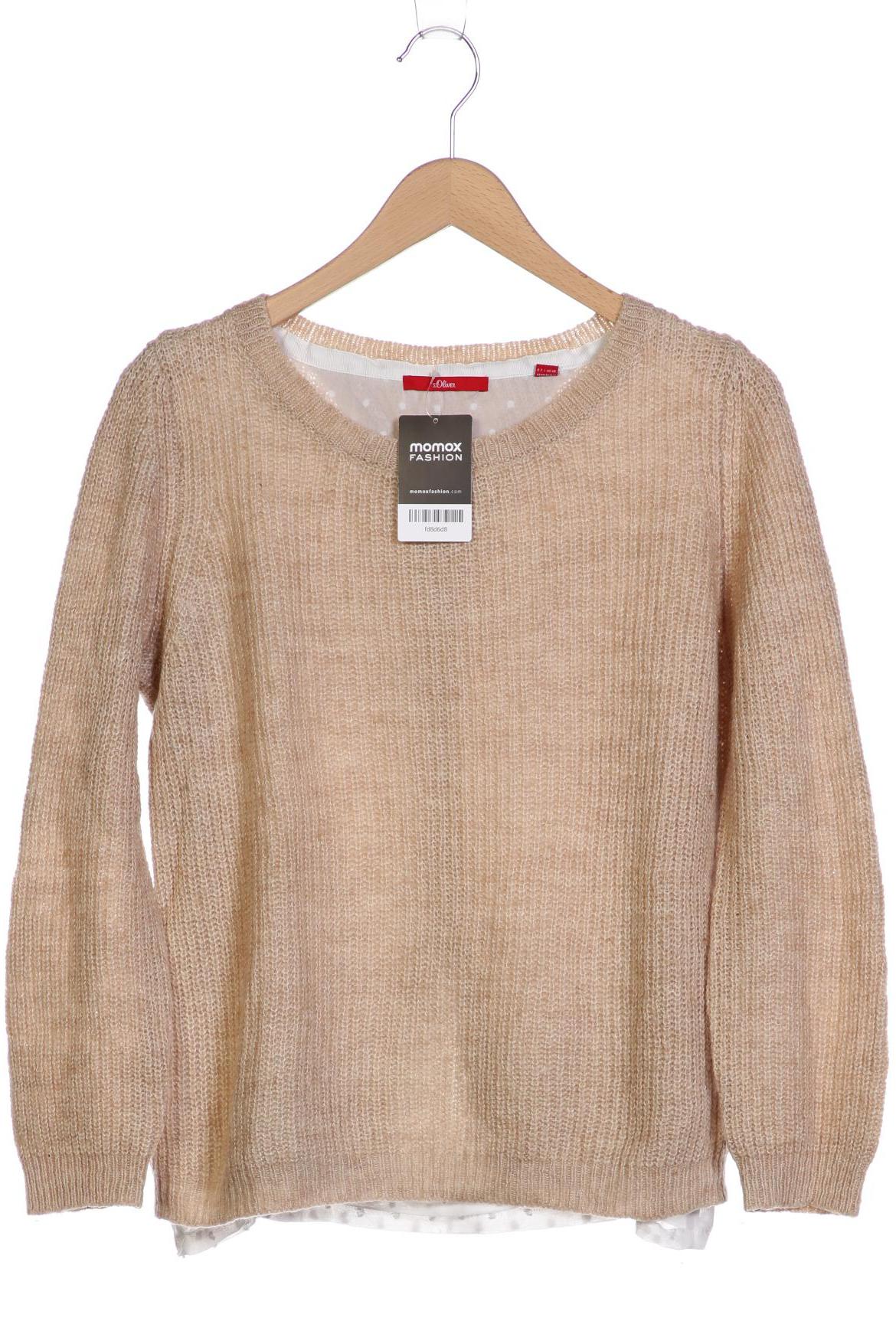 

s.Oliver Damen Pullover, beige, Gr. 42