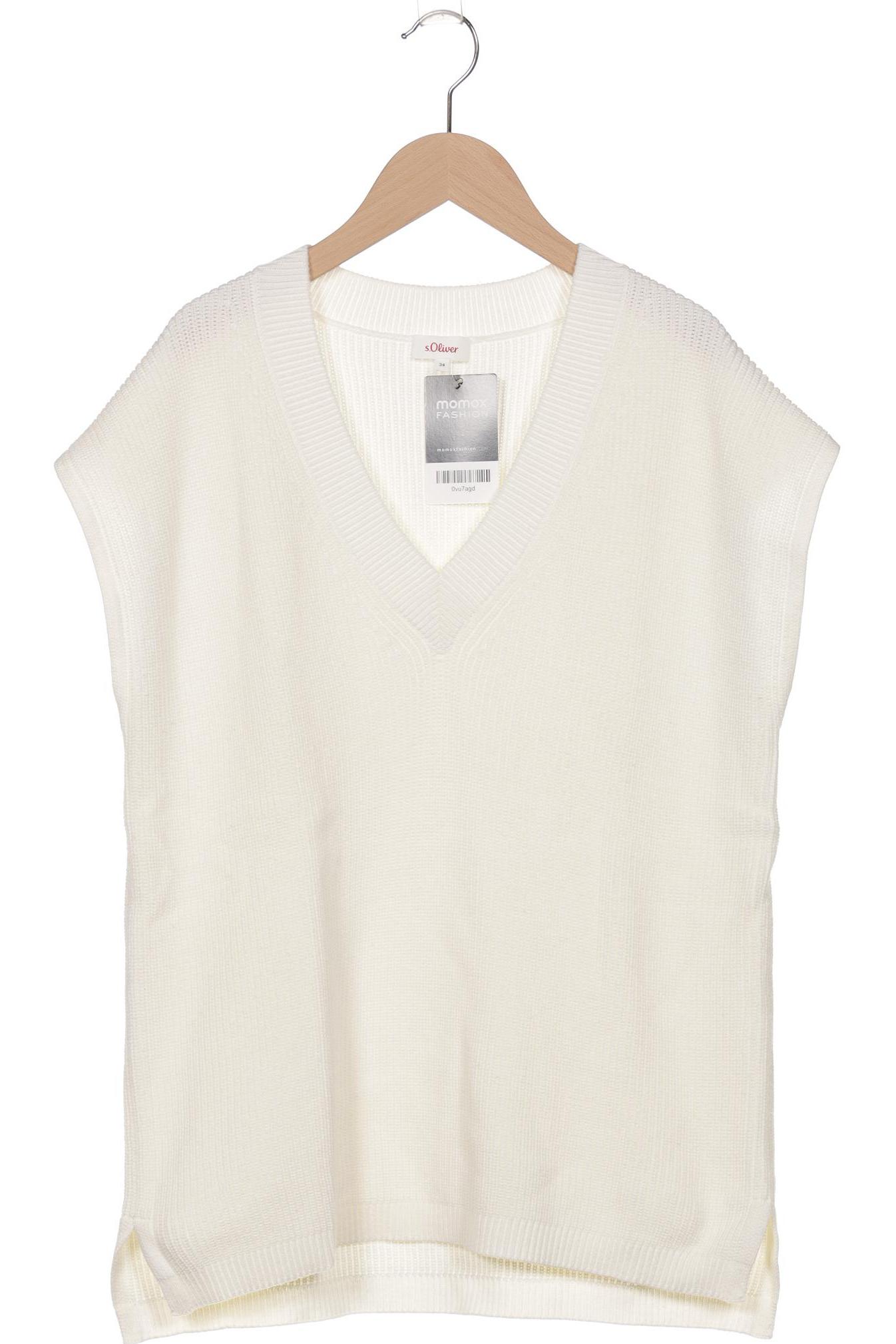 

s.Oliver Damen Pullover, cremeweiß, Gr. 34