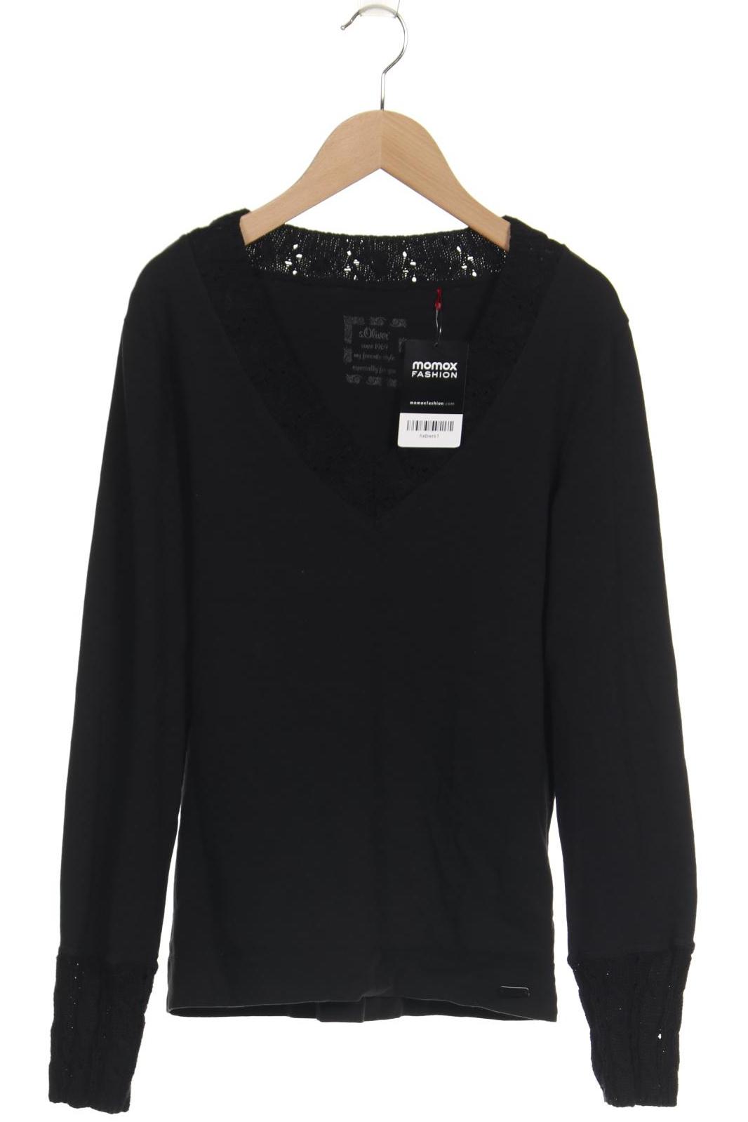 

s.Oliver Damen Pullover, schwarz, Gr. 40
