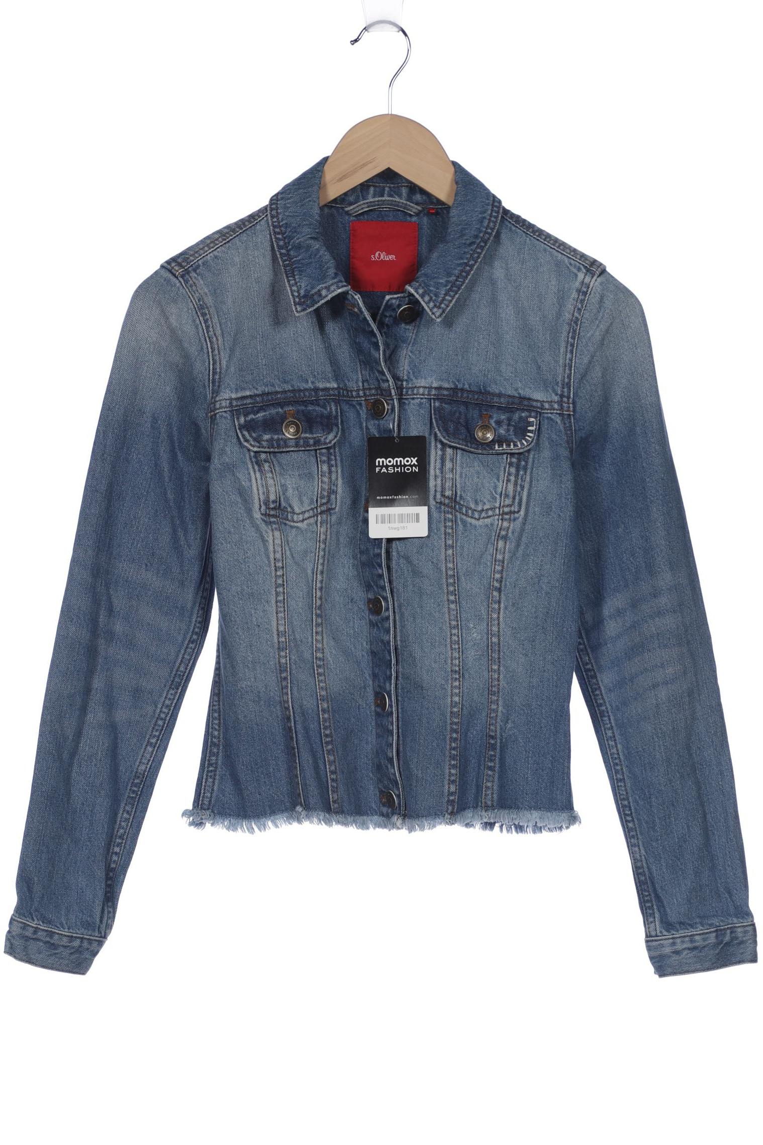 

s.Oliver Damen Jacke, blau, Gr. 34