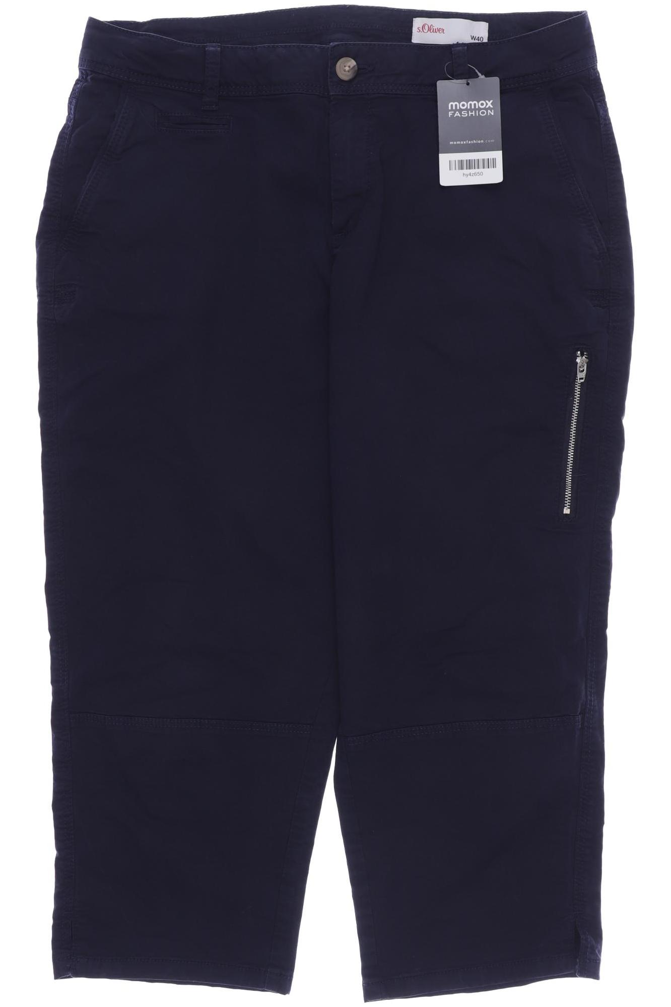

s.Oliver Damen Stoffhose, marineblau