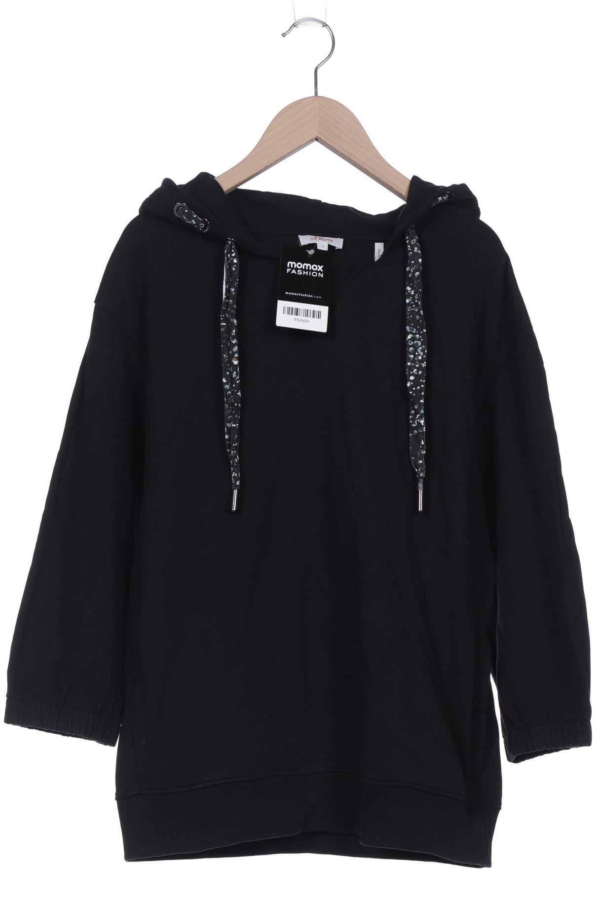 

s.Oliver Damen Kapuzenpullover, schwarz, Gr. 36