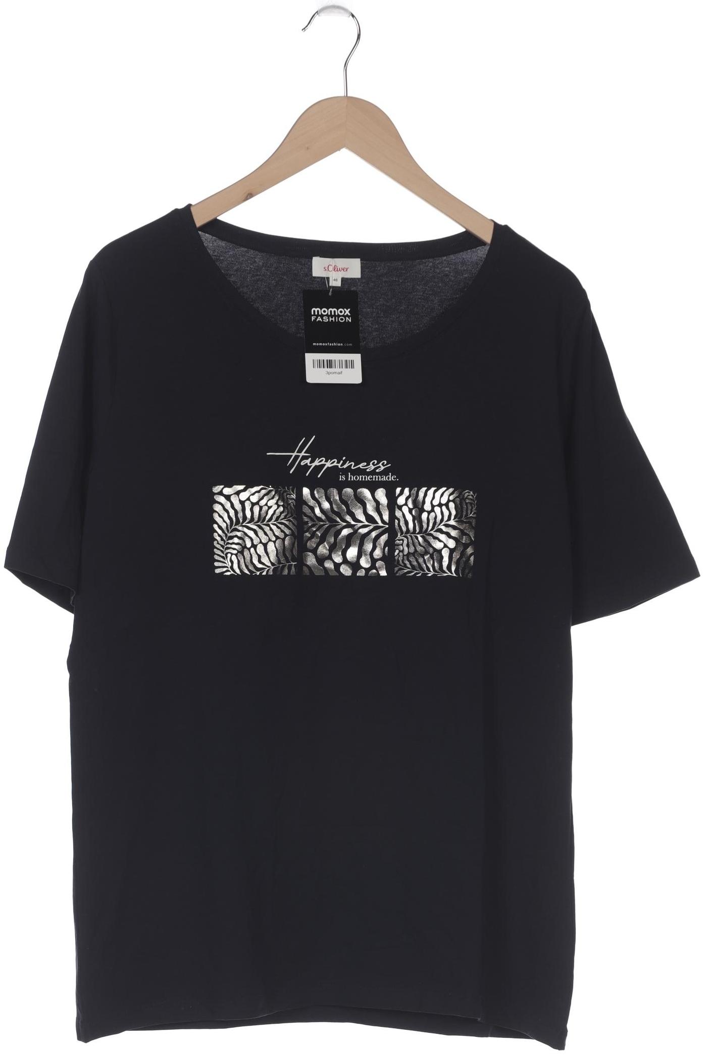 

s.Oliver Damen T-Shirt, marineblau, Gr. 46
