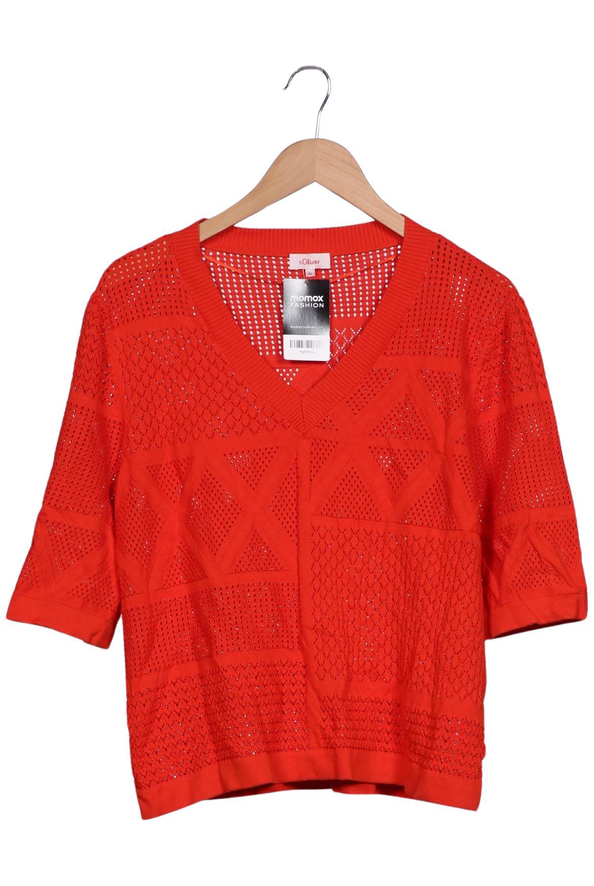 

s.Oliver Damen Pullover, rot, Gr. 42