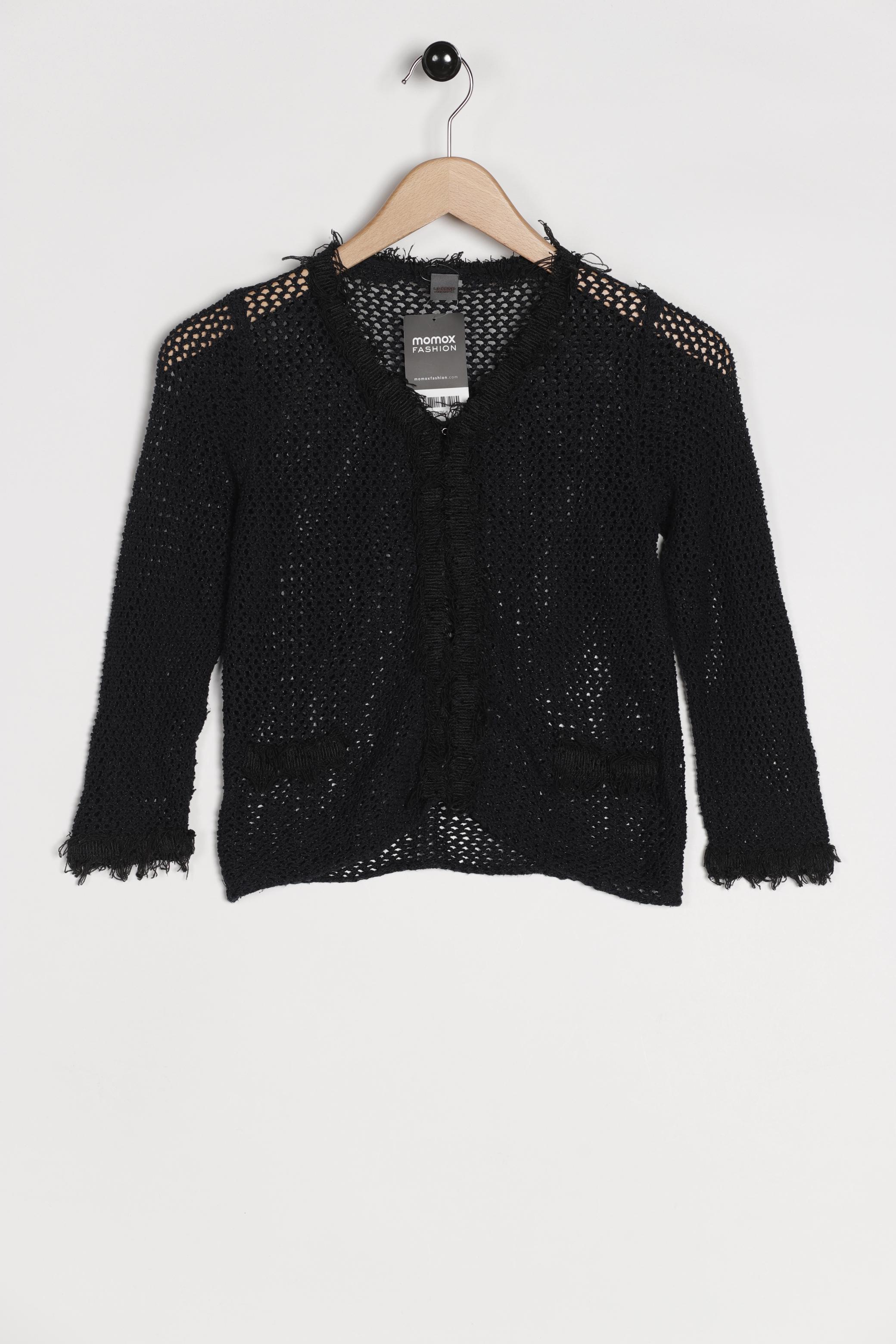 

s.Oliver Damen Strickjacke, schwarz, Gr. 34
