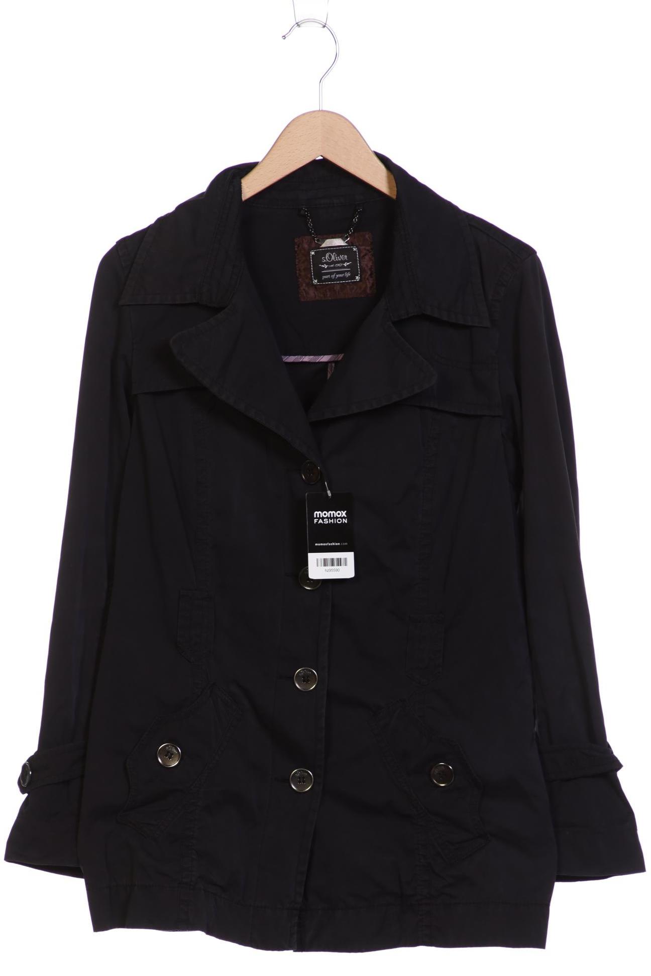 

s.Oliver Damen Mantel, marineblau