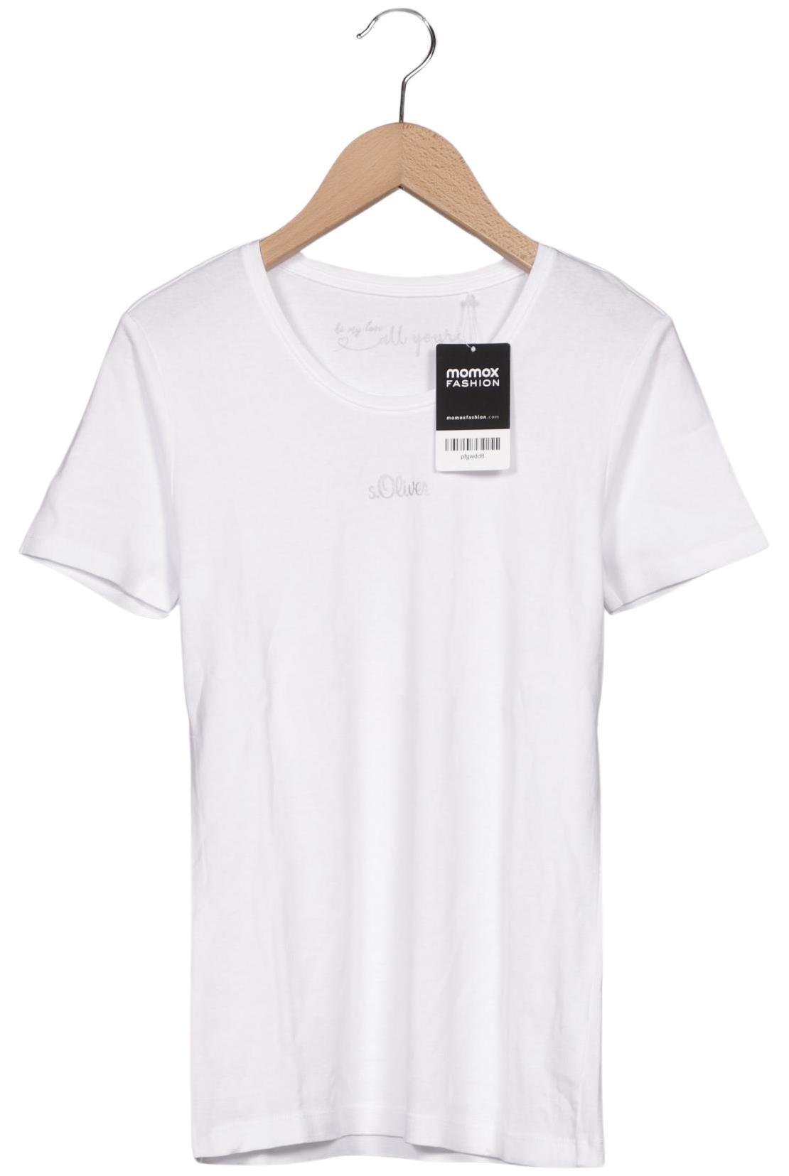 

s.Oliver Damen T-Shirt, weiß, Gr. 36
