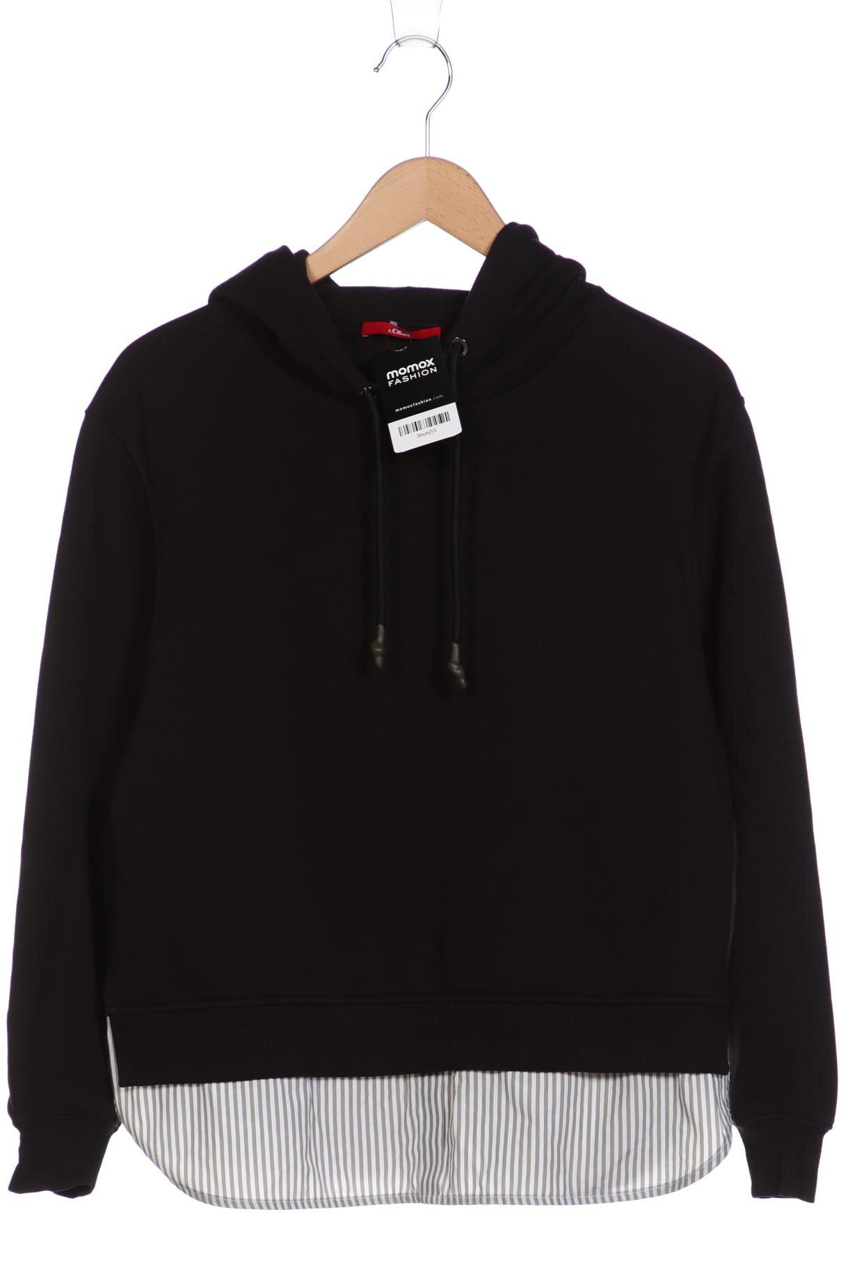 

s.Oliver Damen Kapuzenpullover, schwarz