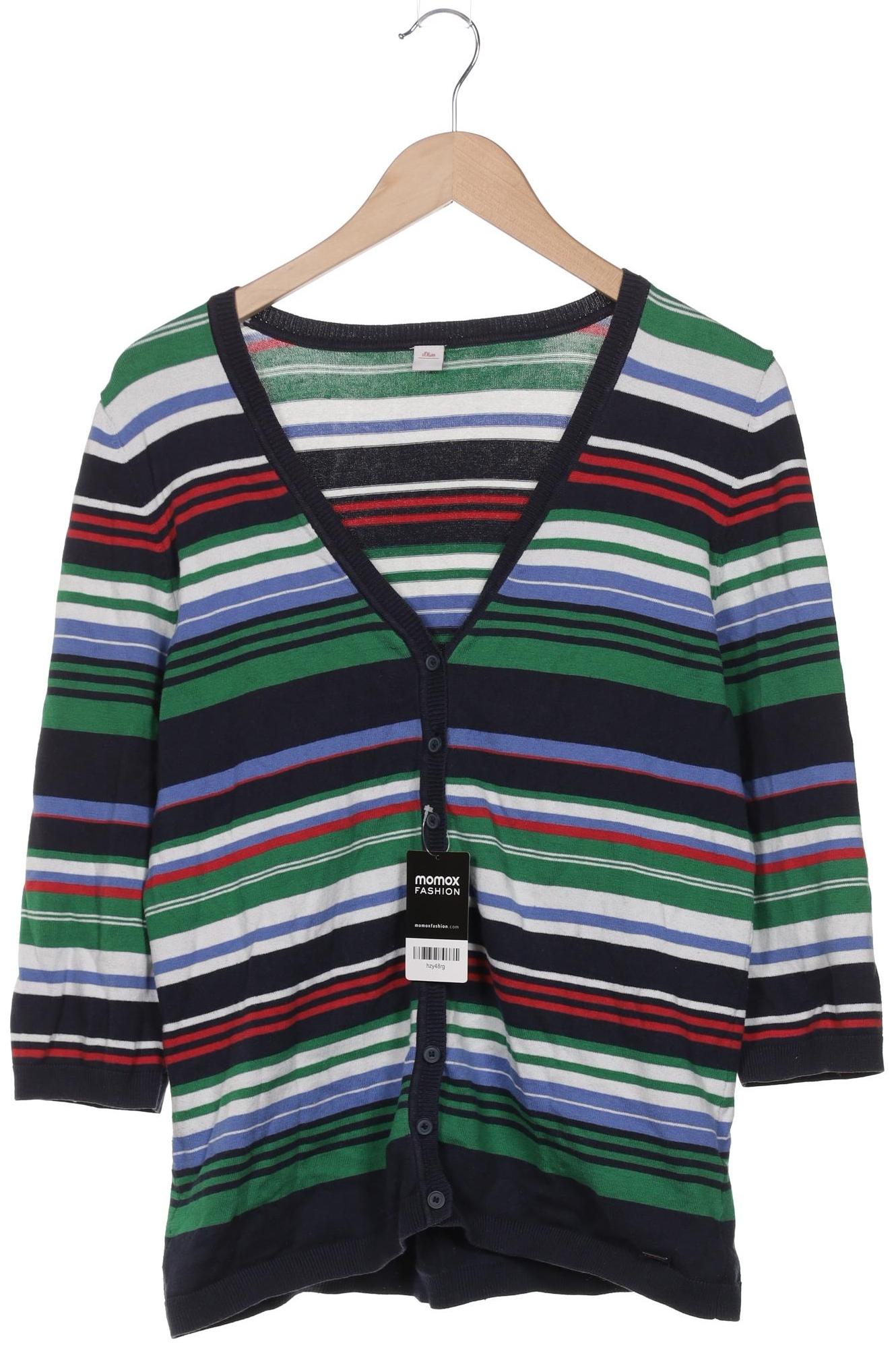

s.Oliver Damen Strickjacke, grün, Gr. 42