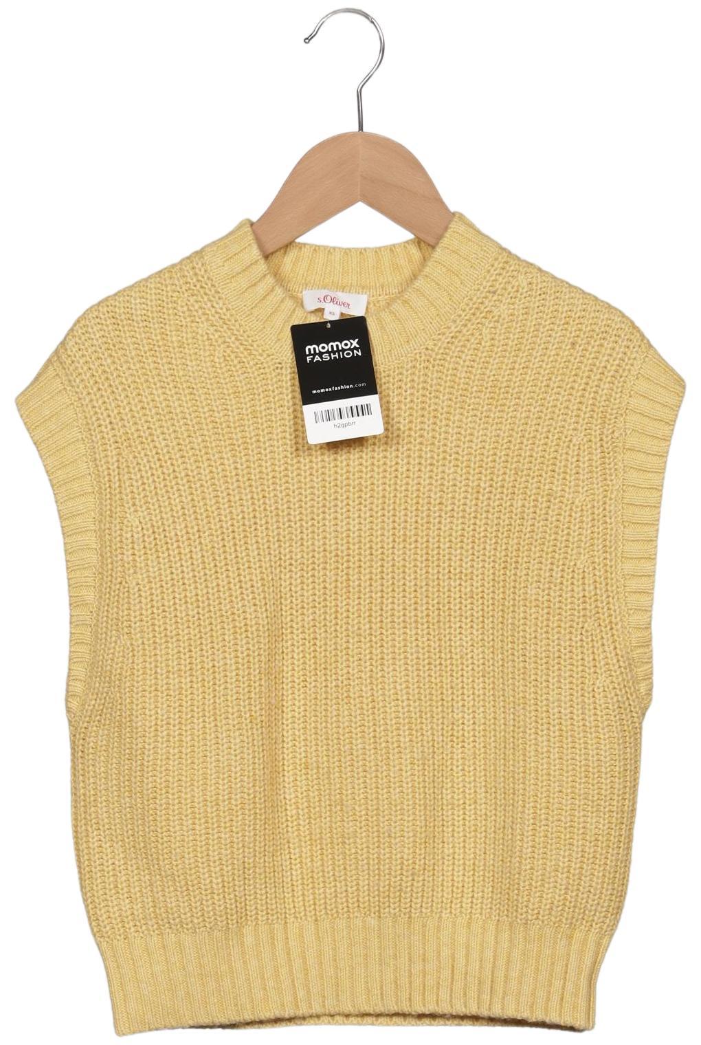 

s.Oliver Damen Pullover, gelb, Gr. 34