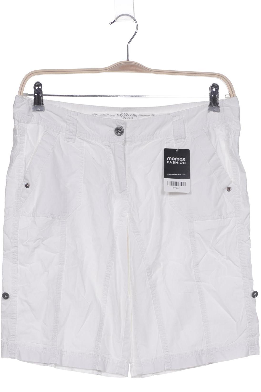 

s.Oliver Damen Shorts, weiß, Gr. 40