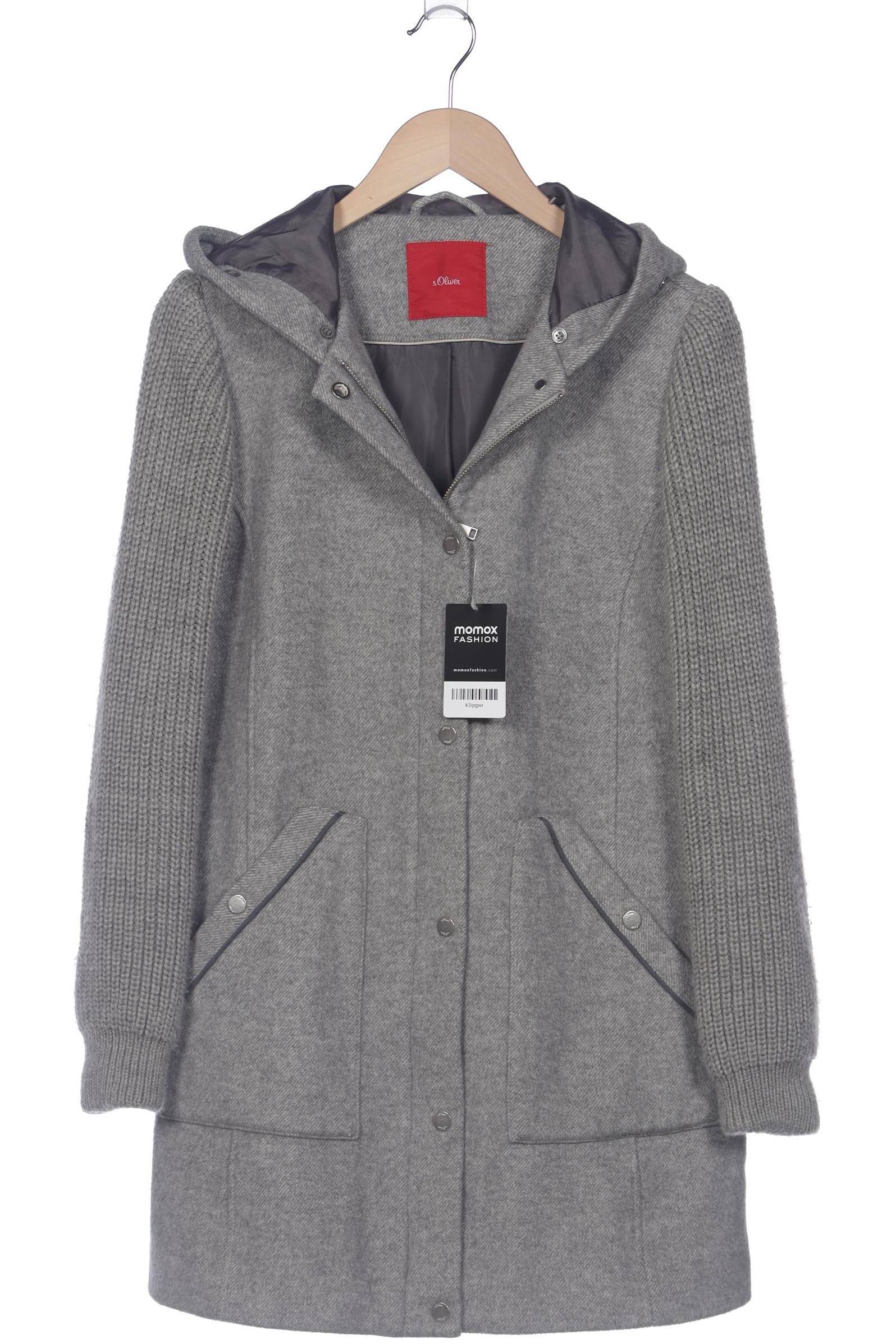 

s.Oliver Damen Mantel, grau, Gr. 40