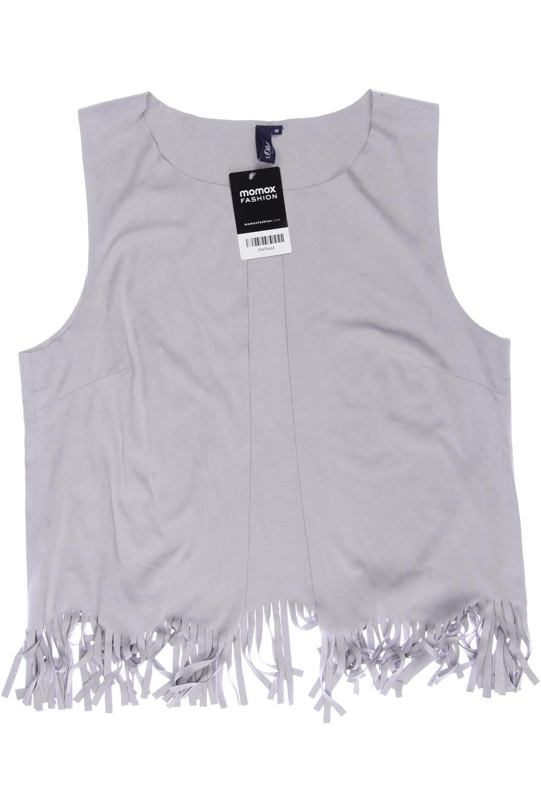 

s.Oliver Damen Weste, grau, Gr. 38