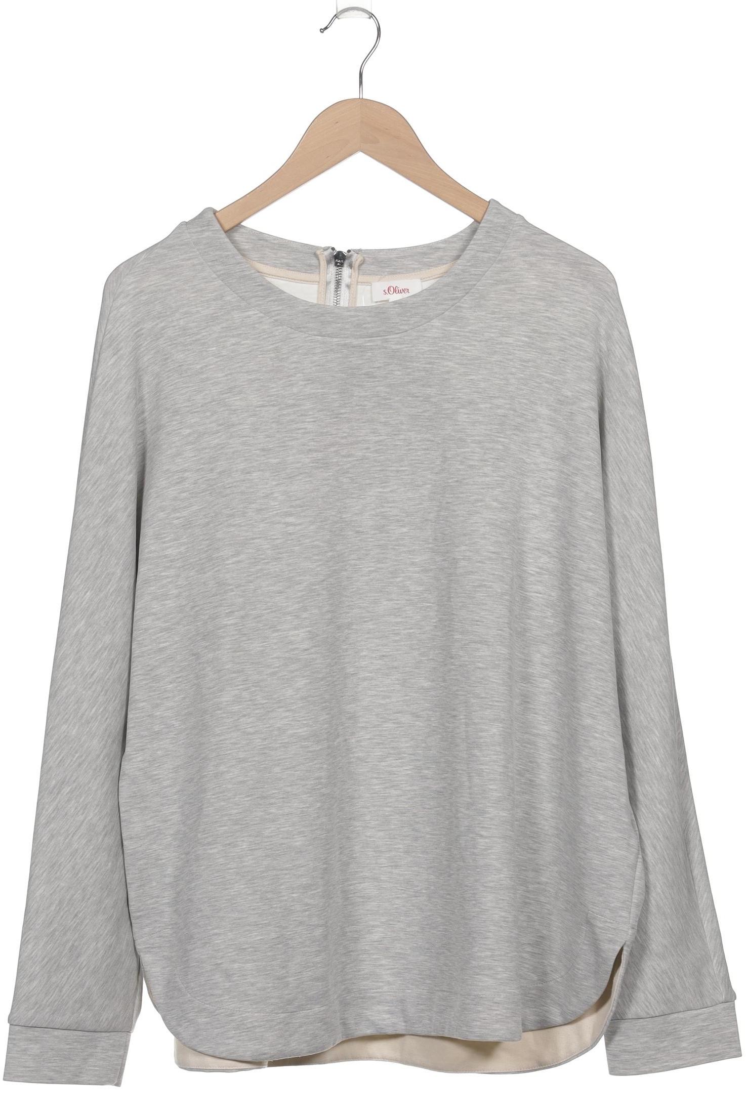 

s.Oliver Damen Sweatshirt, grau, Gr. 50