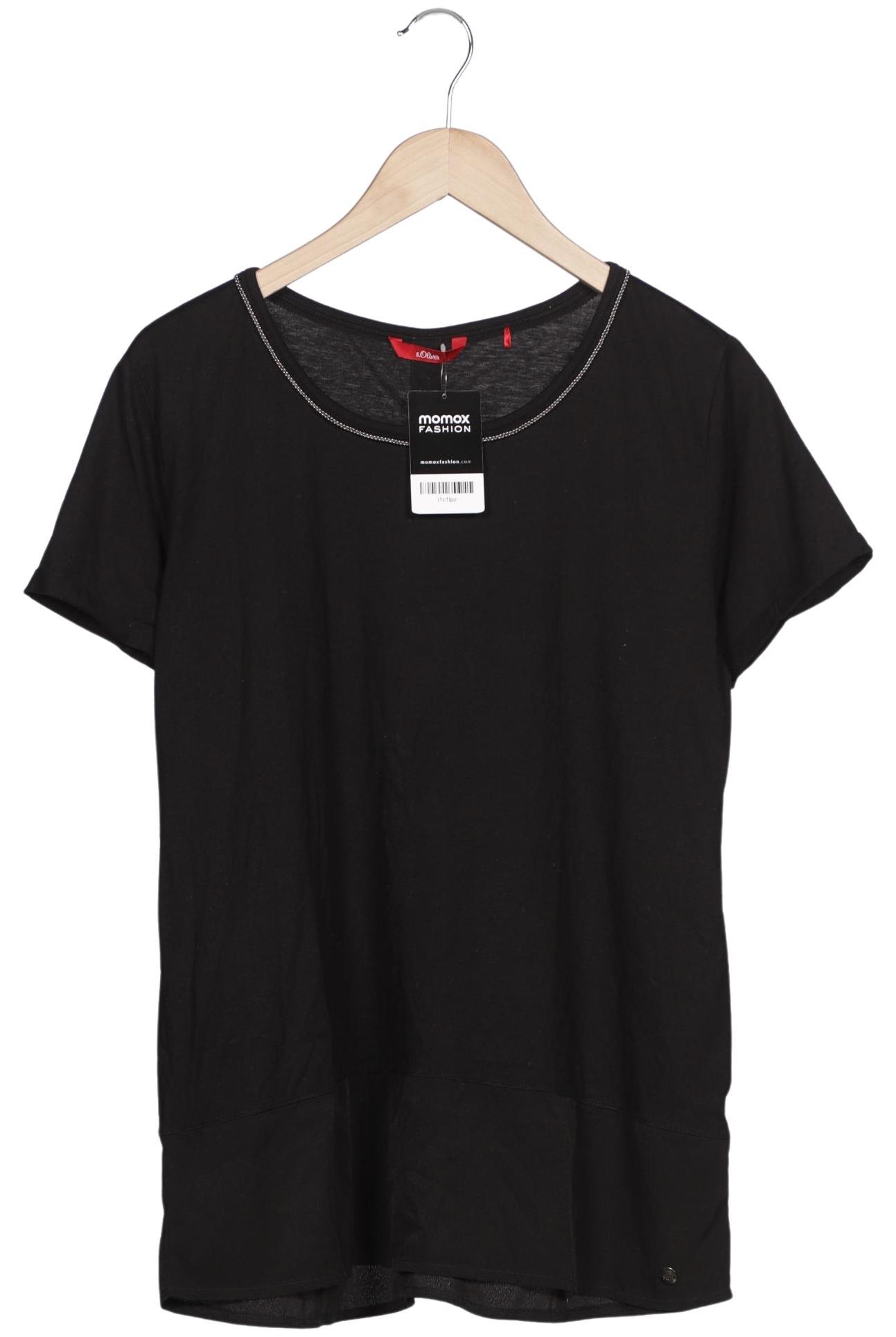 

s.Oliver Damen T-Shirt, schwarz, Gr. 42