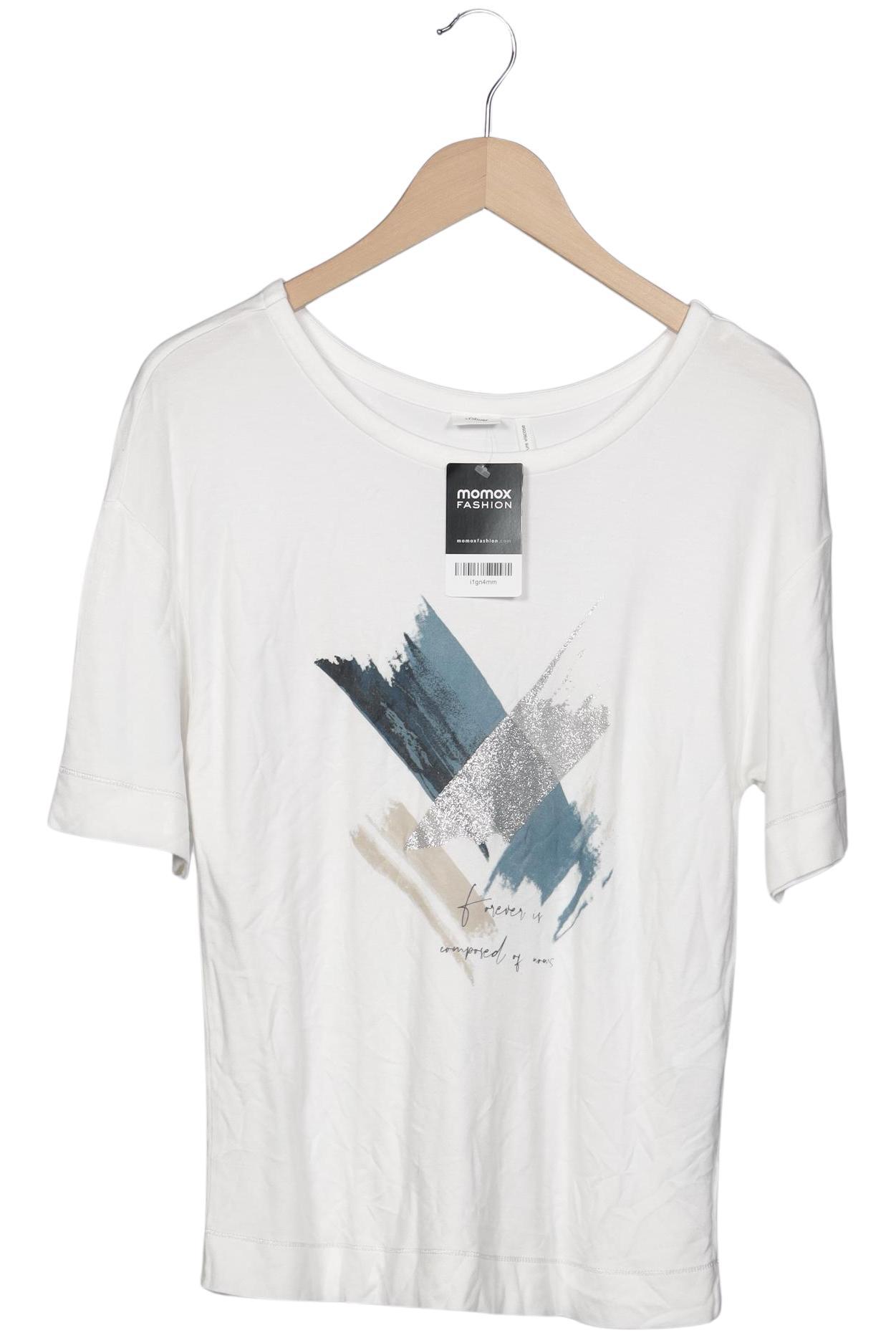 

s.Oliver Damen T-Shirt, weiß, Gr. 36