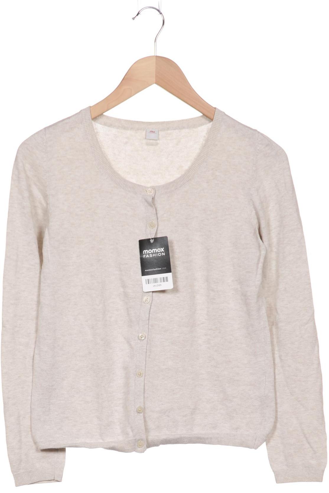 

s.Oliver Damen Strickjacke, beige, Gr. 36