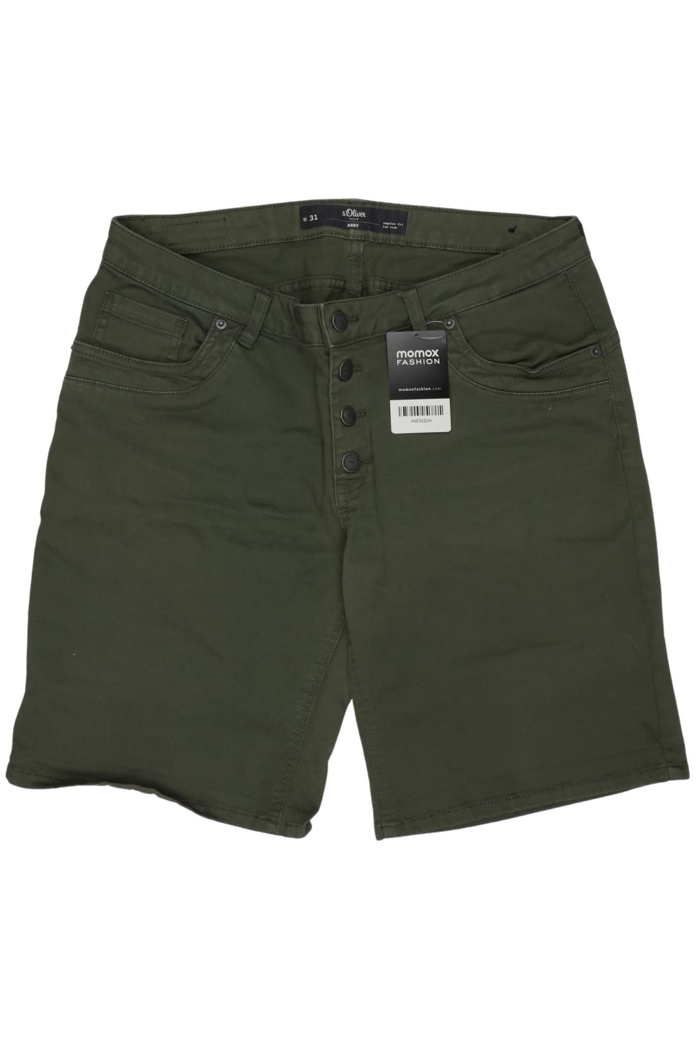 

s.Oliver Damen Shorts, grün, Gr. 31