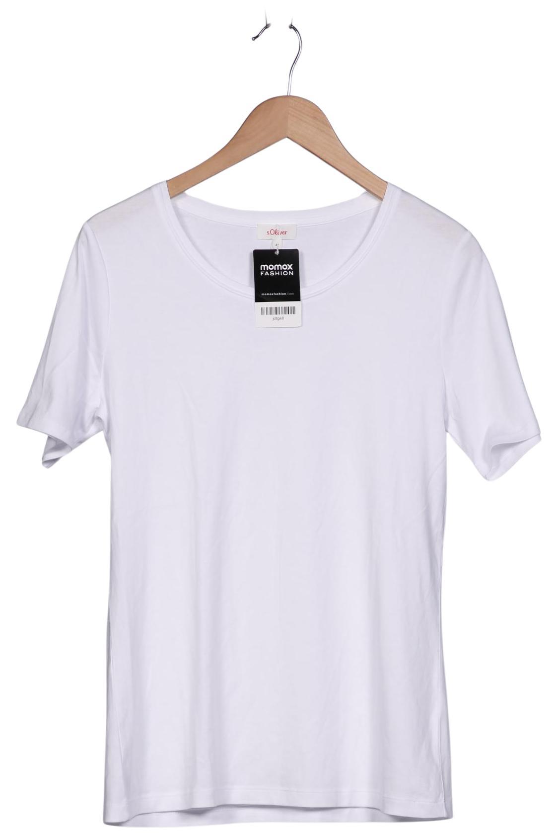 

s.Oliver Damen T-Shirt, weiß, Gr. 42