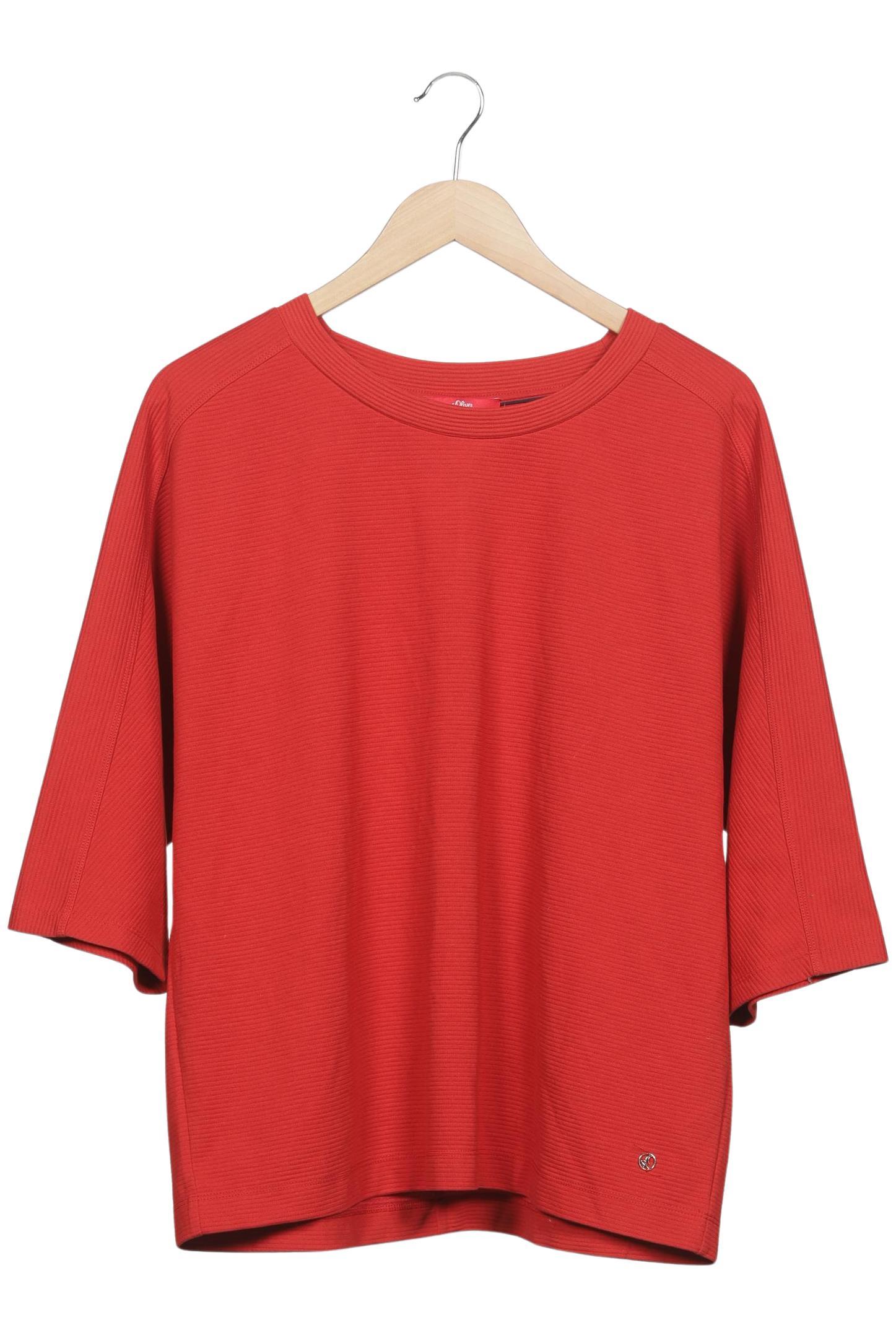 

s.Oliver Damen Langarmshirt, rot, Gr. 44