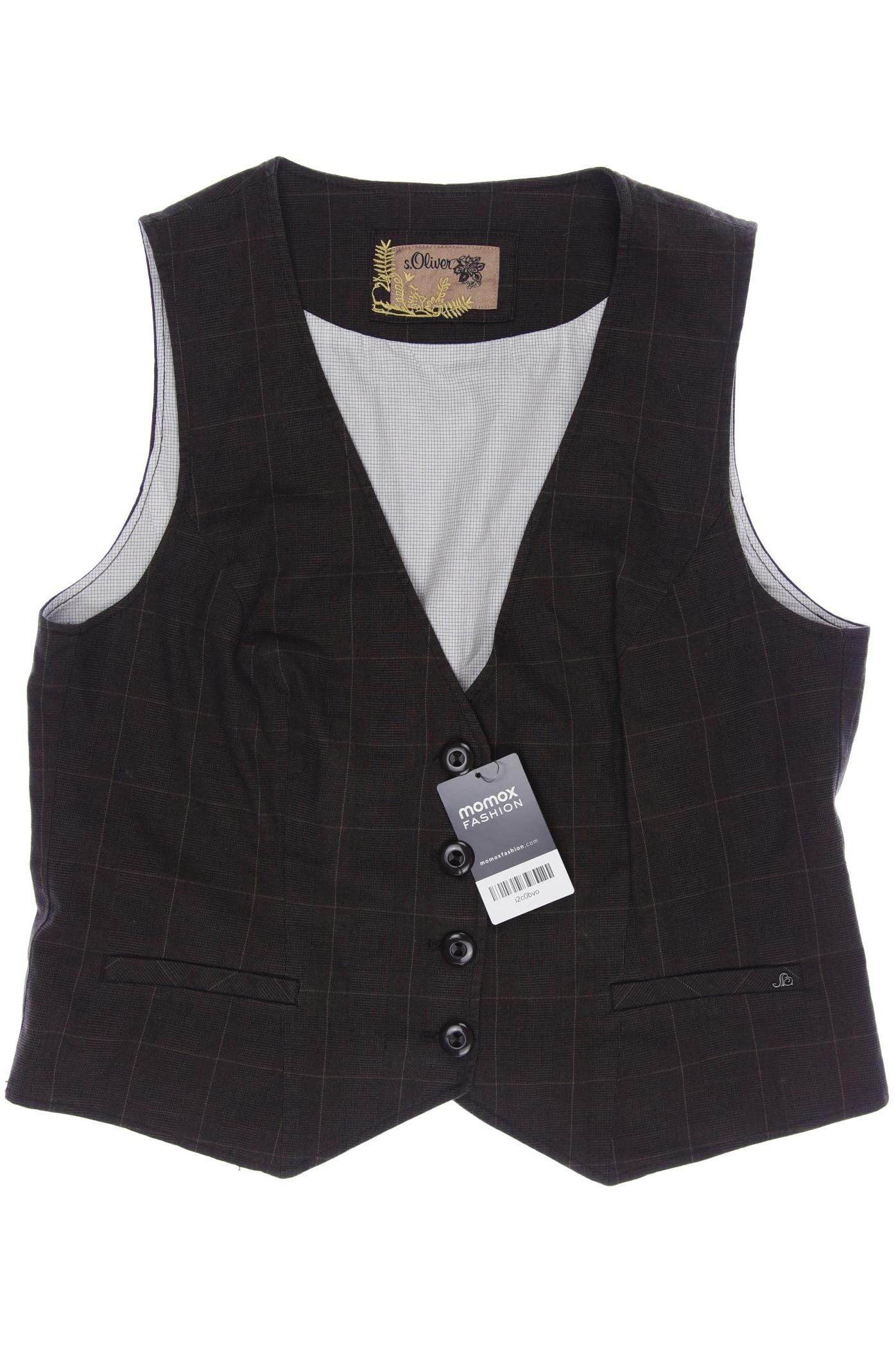 

s.Oliver Damen Weste, braun