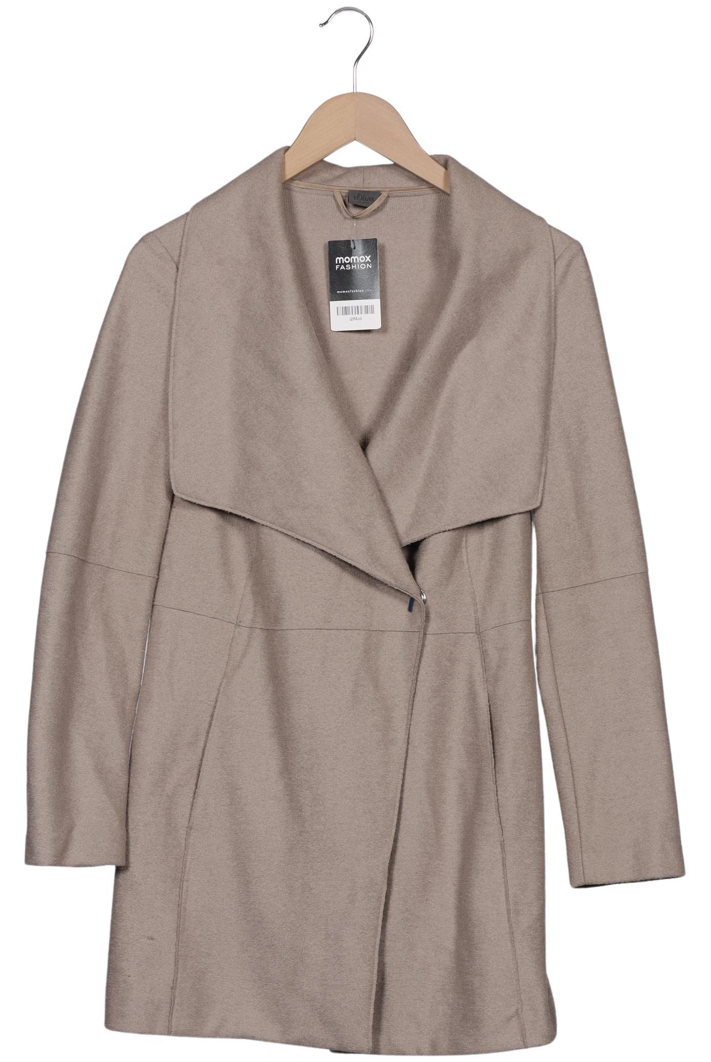 

s.Oliver Damen Mantel, beige, Gr. 36