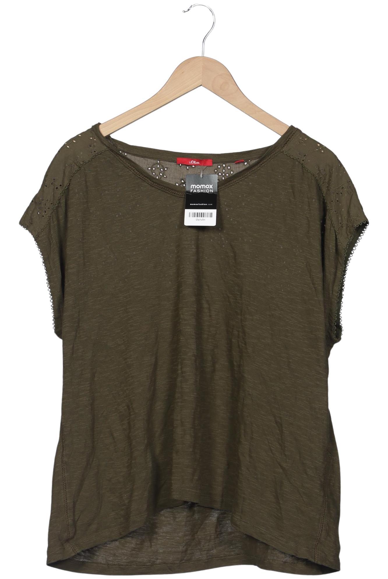 

s.Oliver Damen T-Shirt, grün, Gr. 46