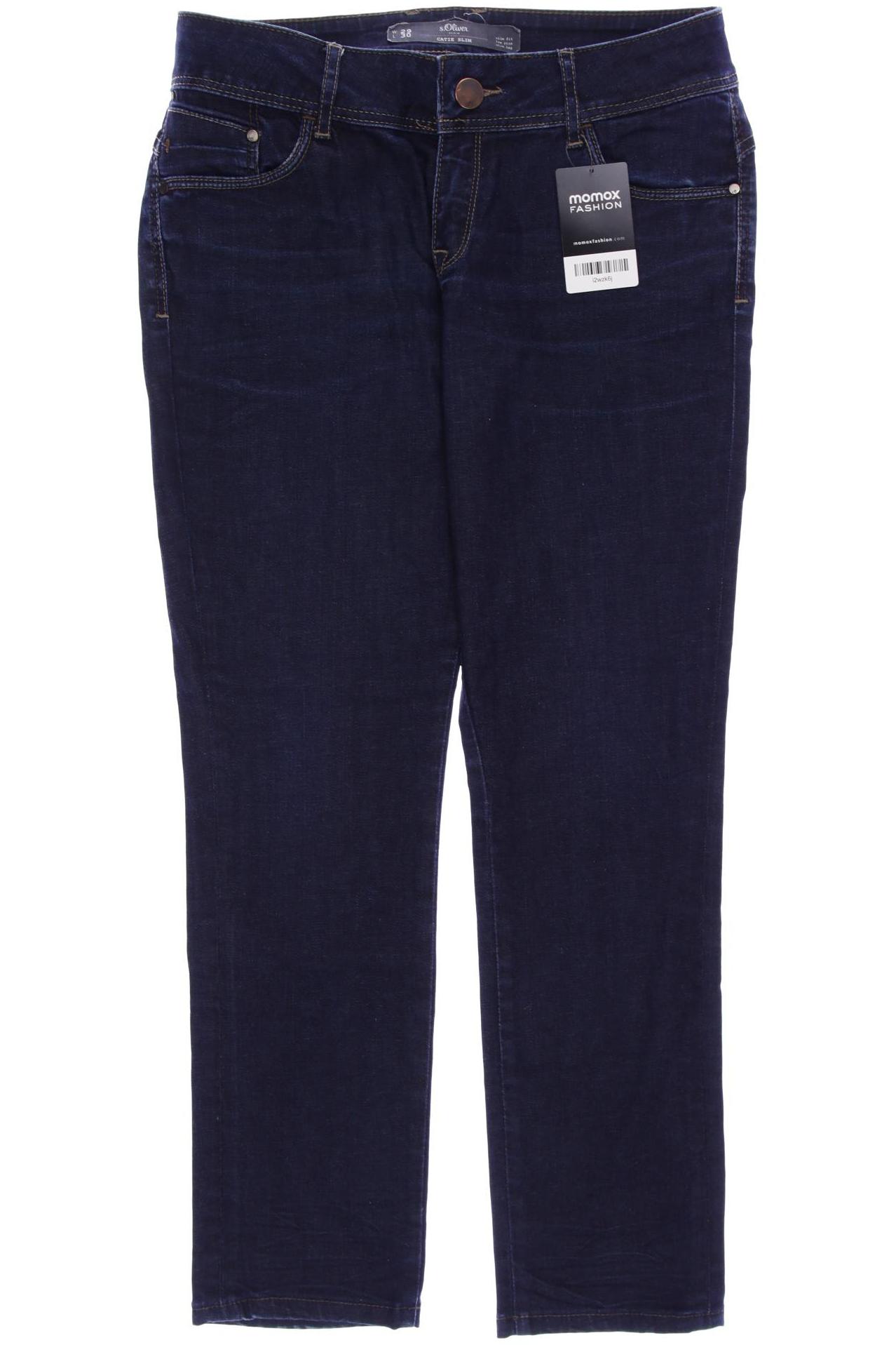 

s.Oliver Damen Jeans, marineblau