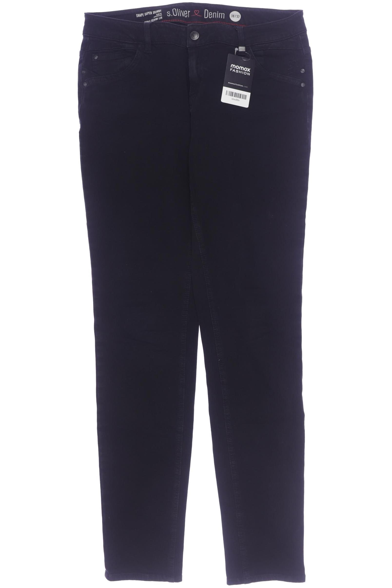 

s.Oliver Damen Jeans, schwarz, Gr. 38