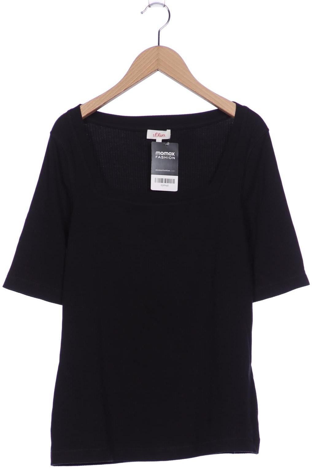 

s.Oliver Damen T-Shirt, schwarz, Gr. 40