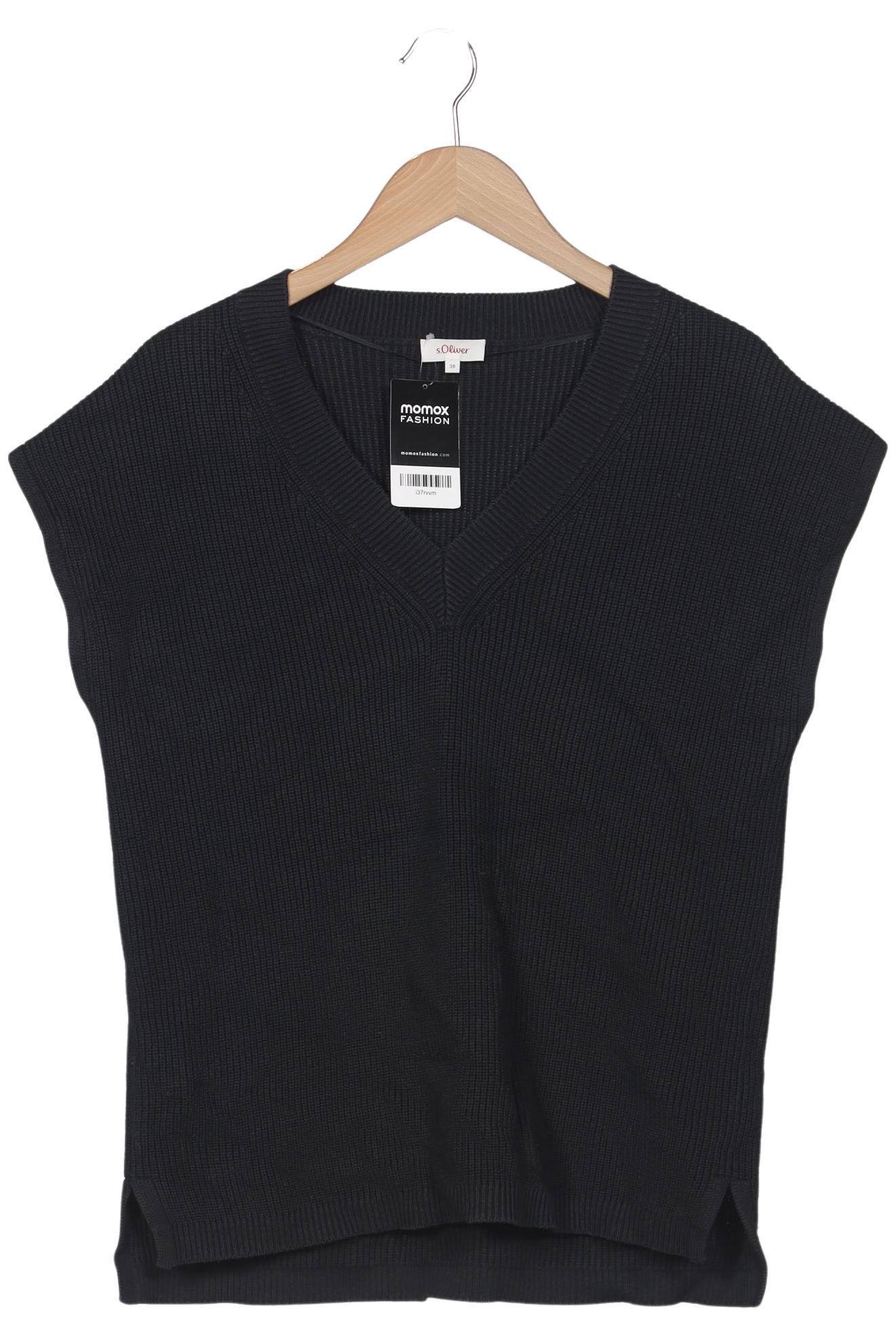 

s.Oliver Damen Pullover, schwarz, Gr. 38