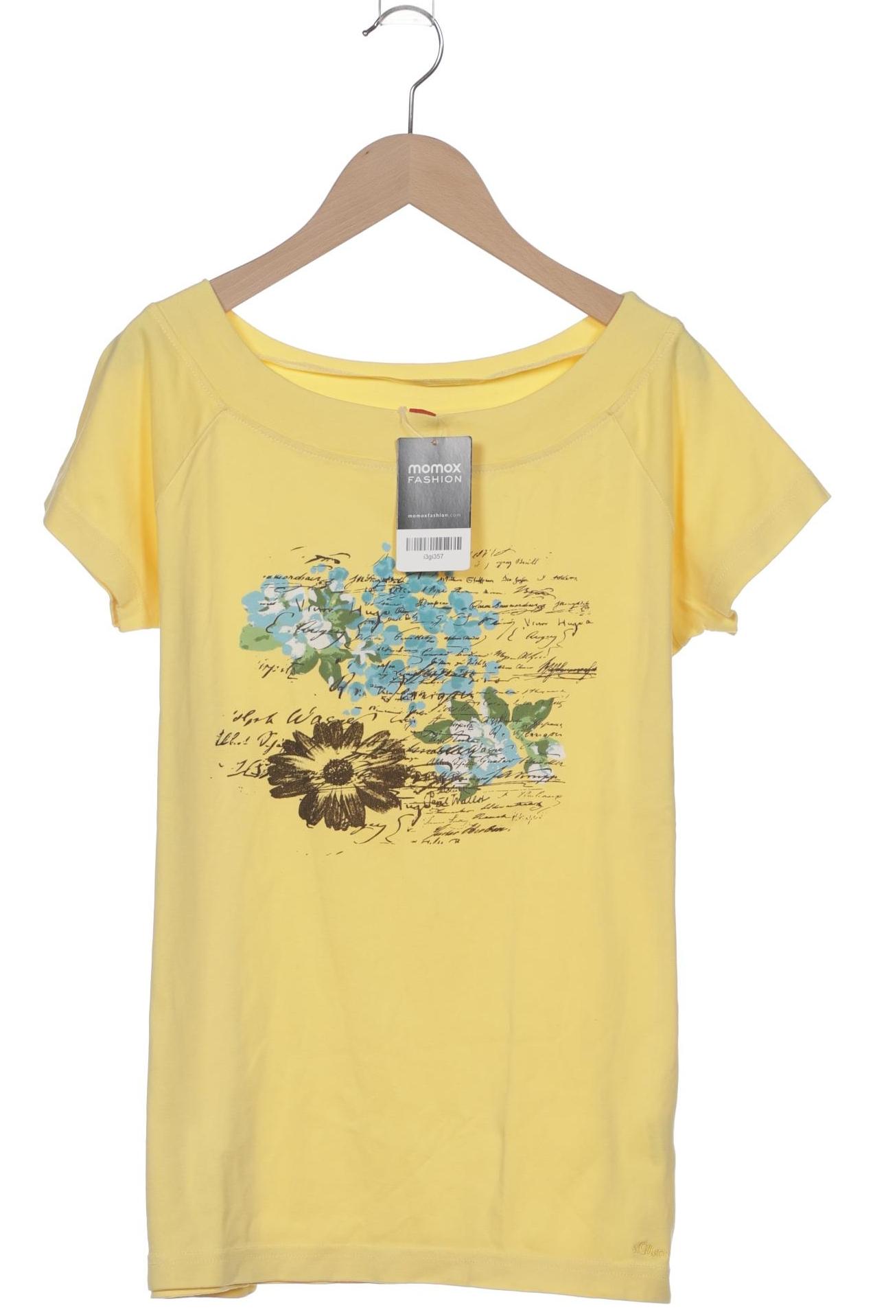 

s.Oliver Damen T-Shirt, gelb, Gr. 42