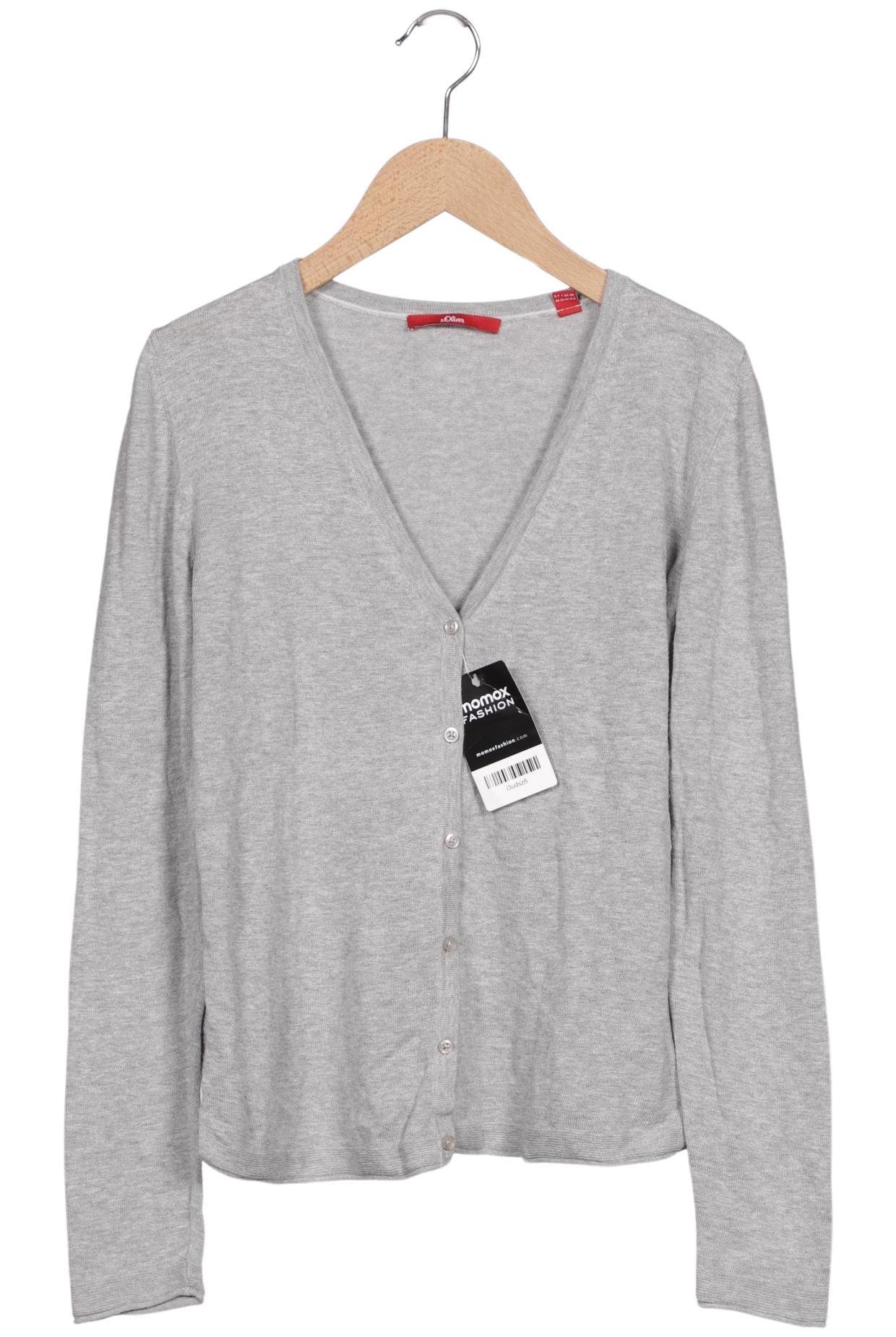 

s.Oliver Damen Strickjacke, grau, Gr. 36