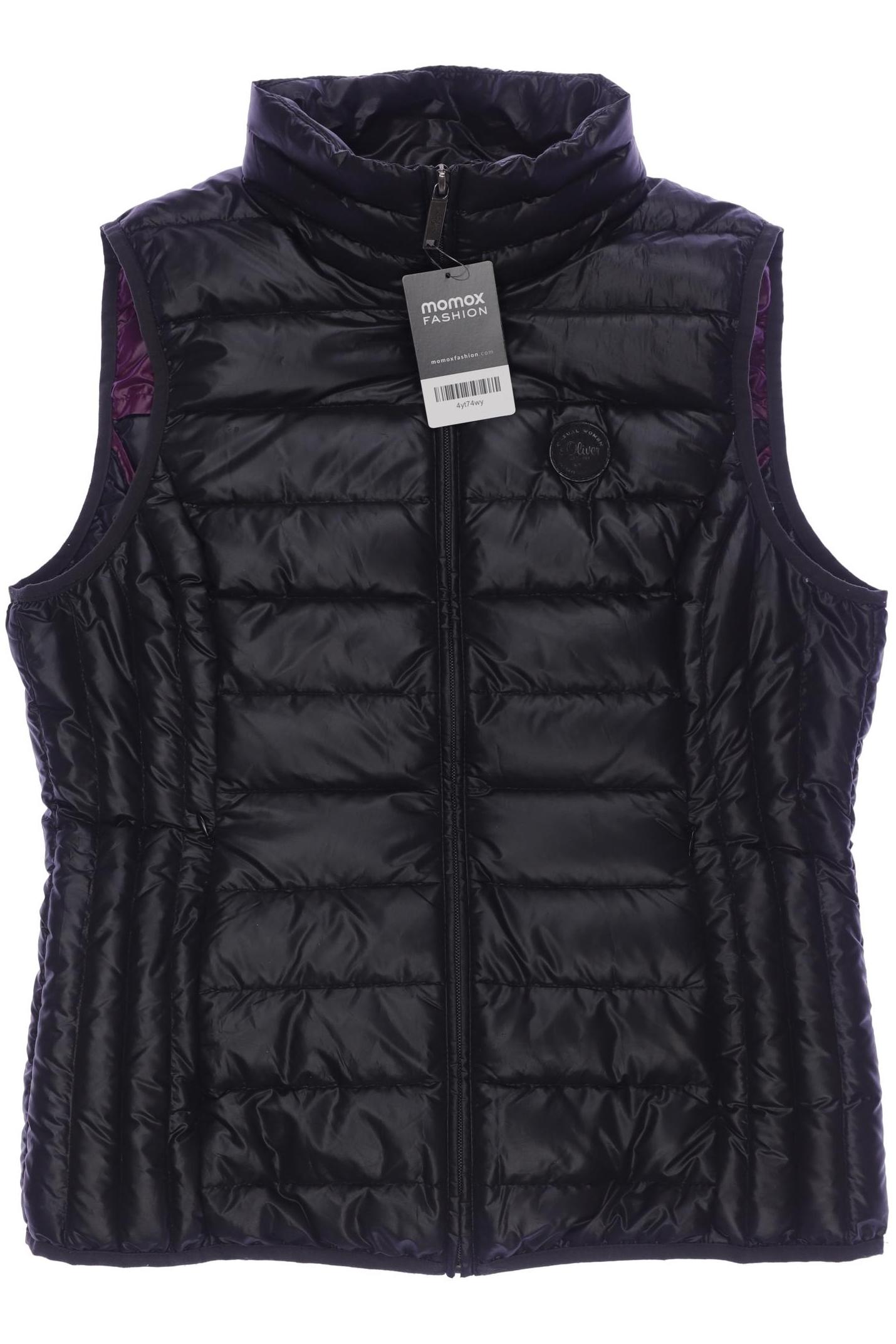 

s.Oliver Damen Weste, schwarz, Gr. 42