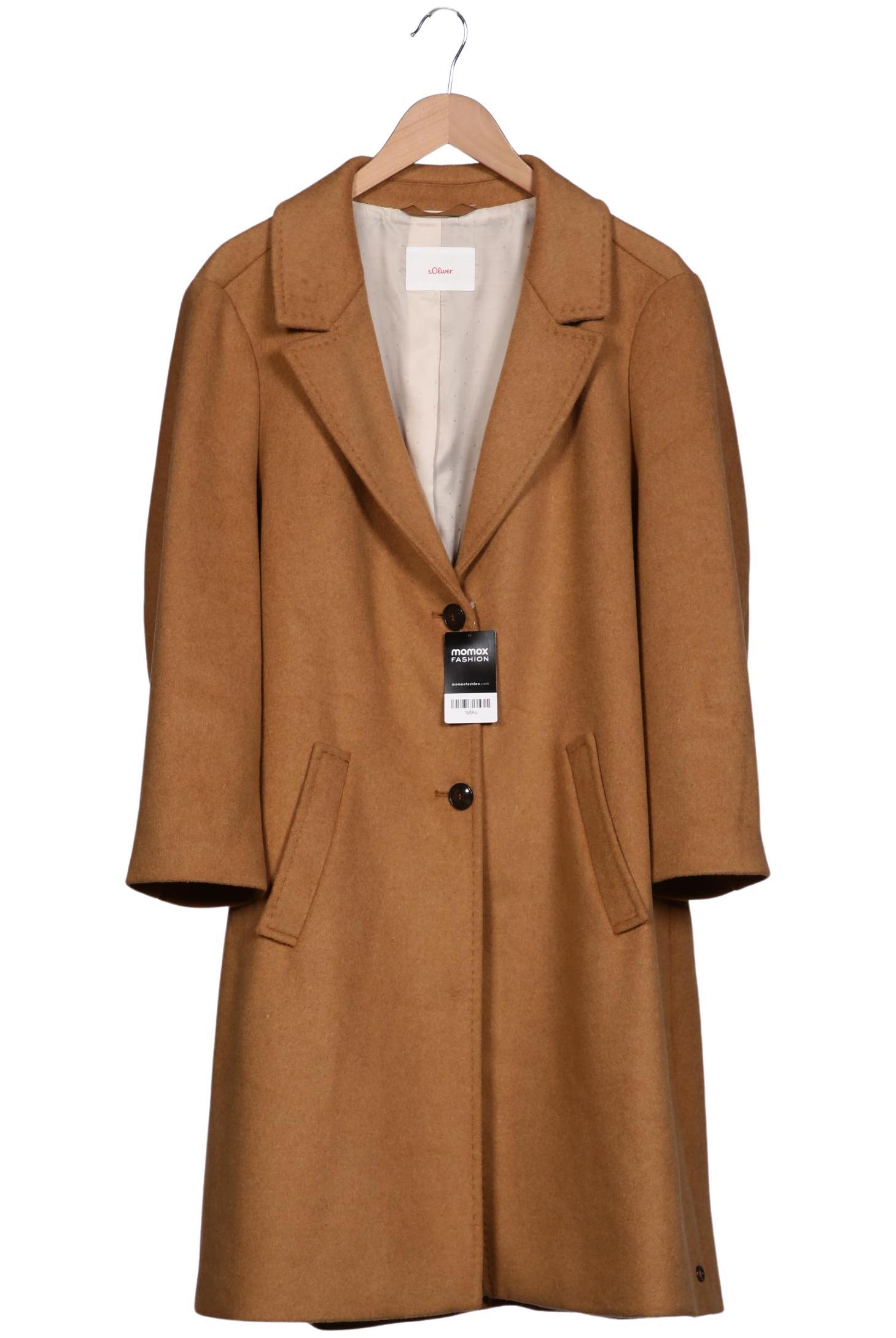 

s.Oliver Damen Mantel, beige, Gr. 48