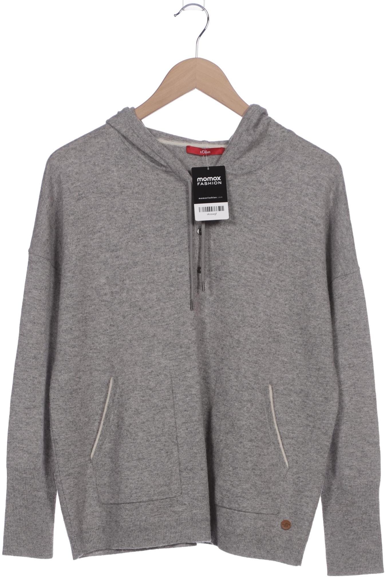 

s.Oliver Damen Kapuzenpullover, grau, Gr. 40