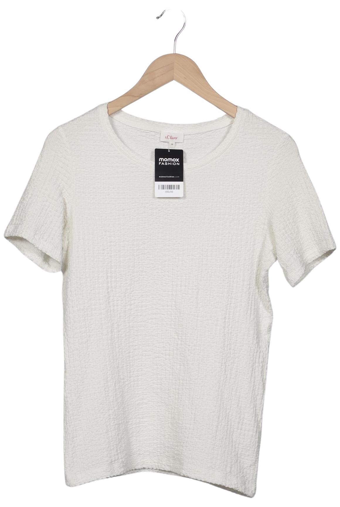 

s.Oliver Damen T-Shirt, weiß, Gr. 38