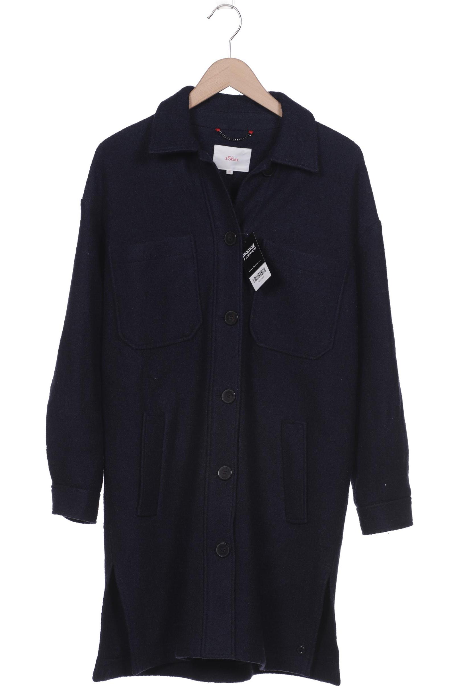 

s.Oliver Damen Mantel, marineblau