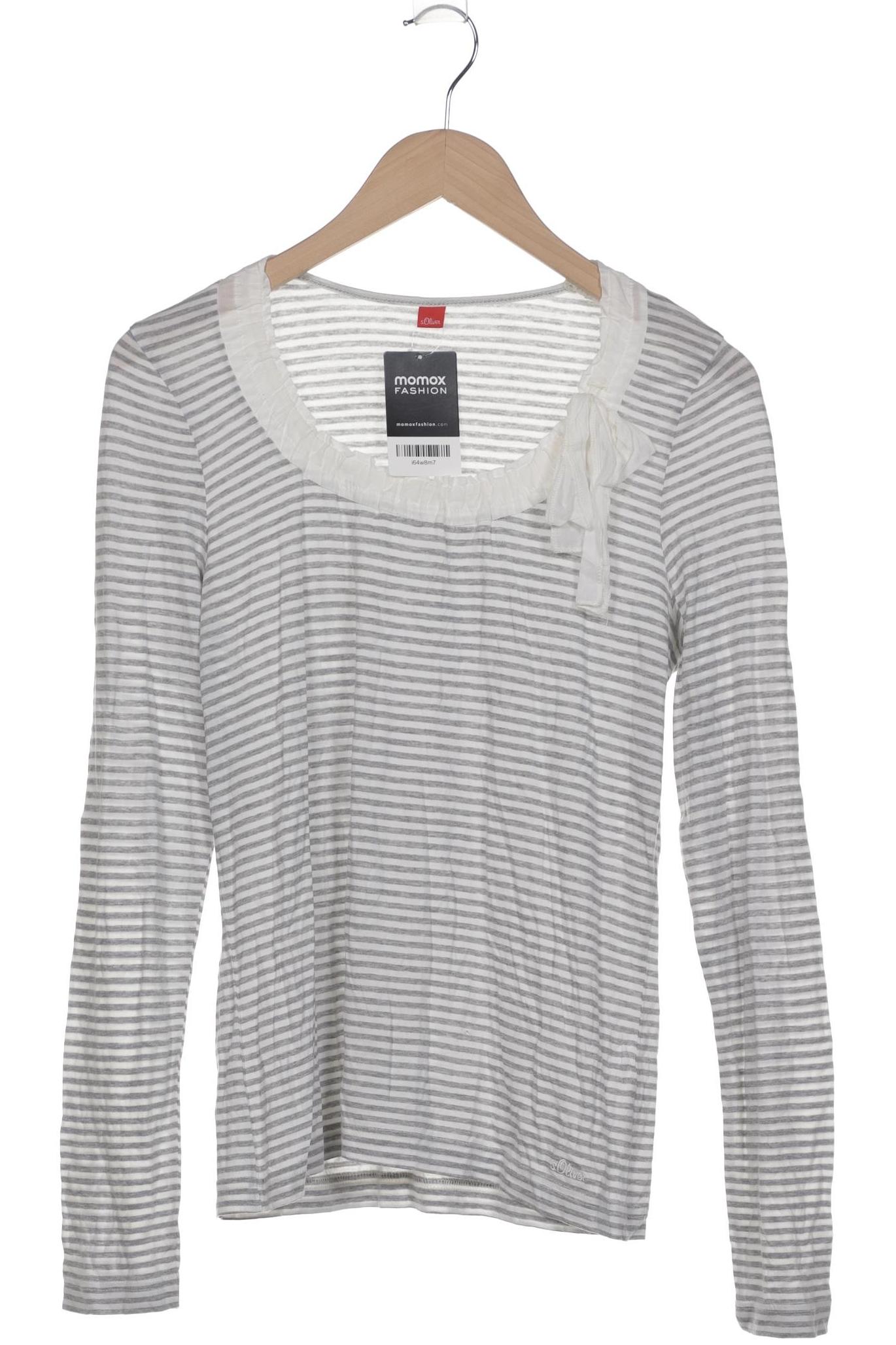 

s.Oliver Damen Langarmshirt, grau, Gr. 40