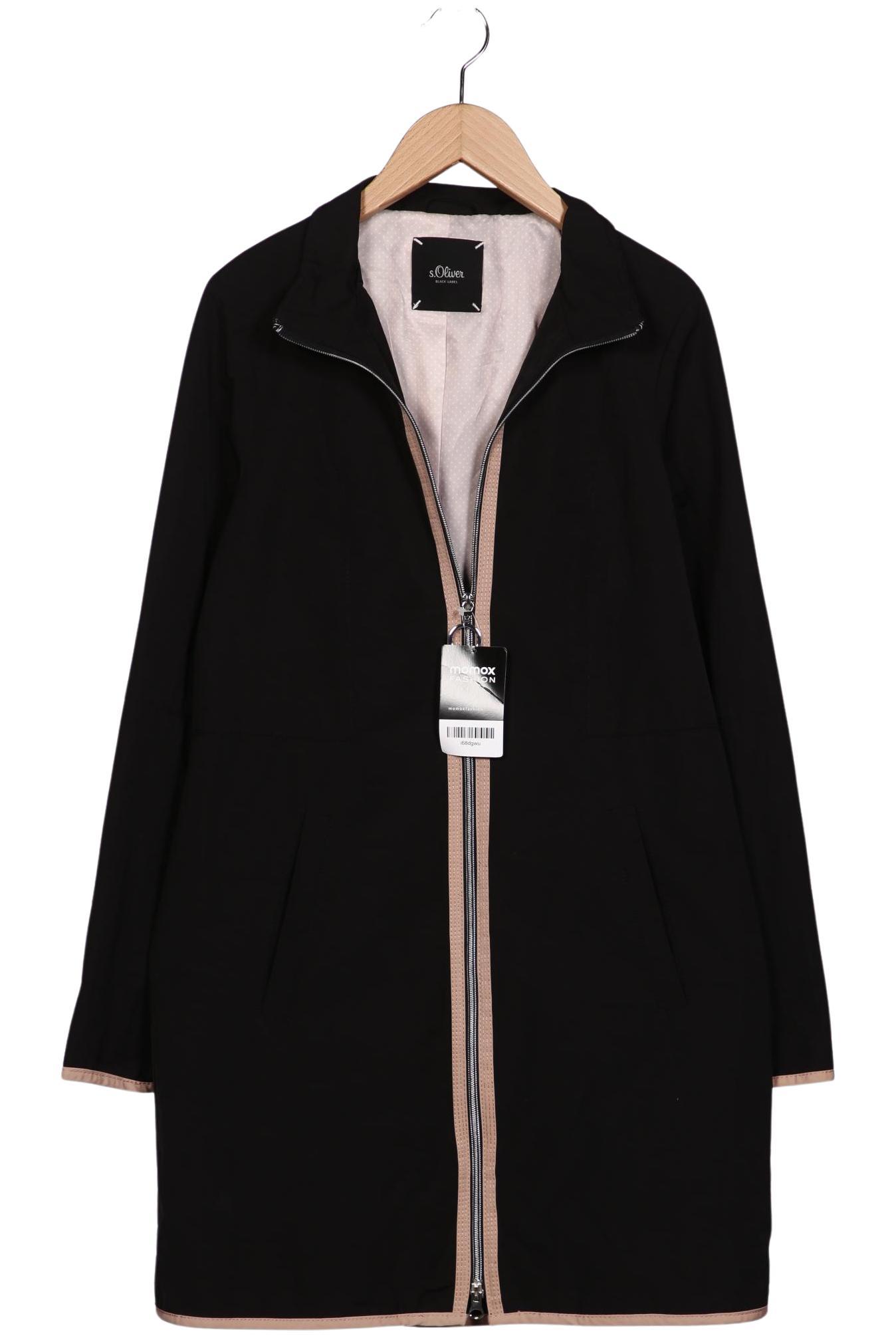 

s.Oliver Damen Mantel, schwarz, Gr. 34