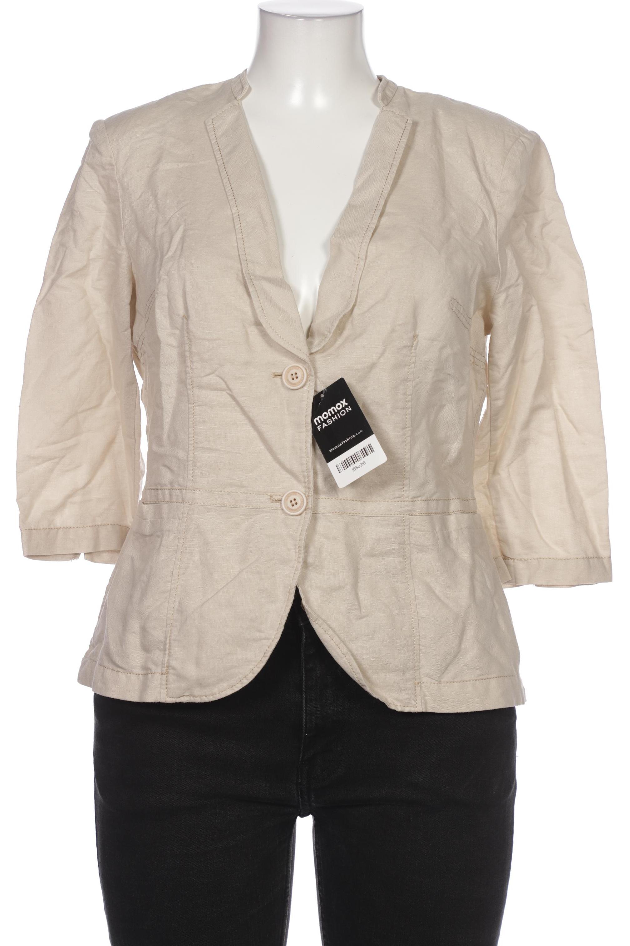 

s.Oliver Damen Blazer, cremeweiß