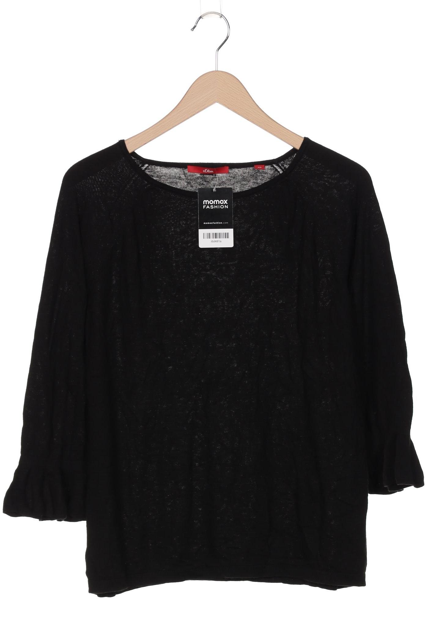 

s.Oliver Damen Pullover, schwarz, Gr. 40