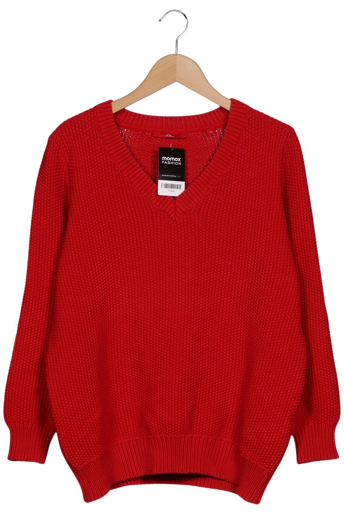 

s.Oliver Damen Pullover, rot, Gr. 44