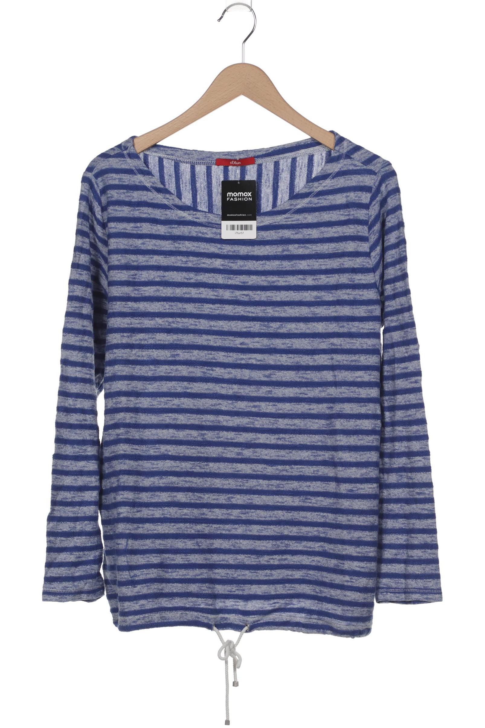 

s.Oliver Damen Langarmshirt, blau, Gr. 44